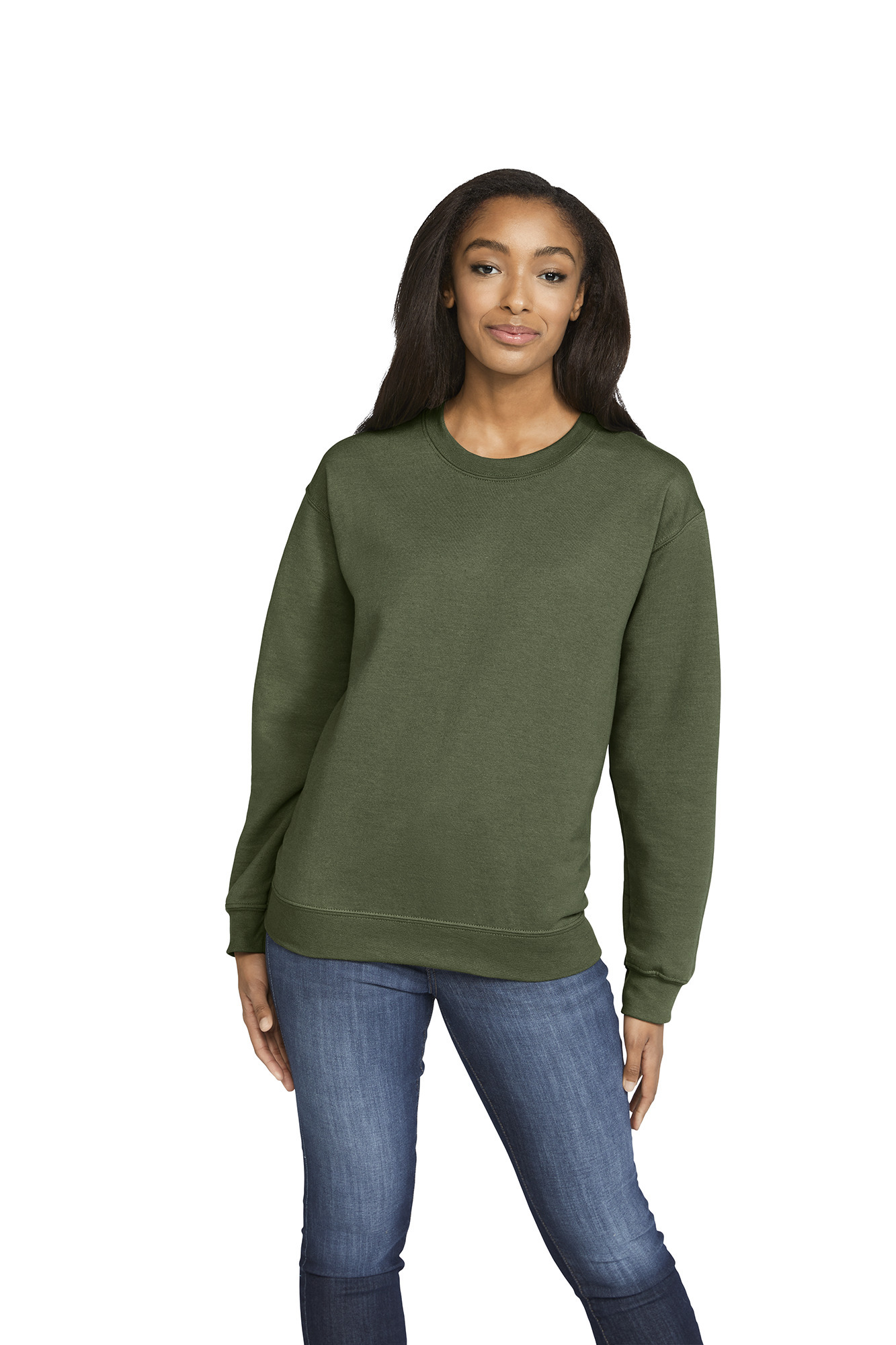 Miniature 10 pour Sweat-shirt col rond Midweight Softstyle