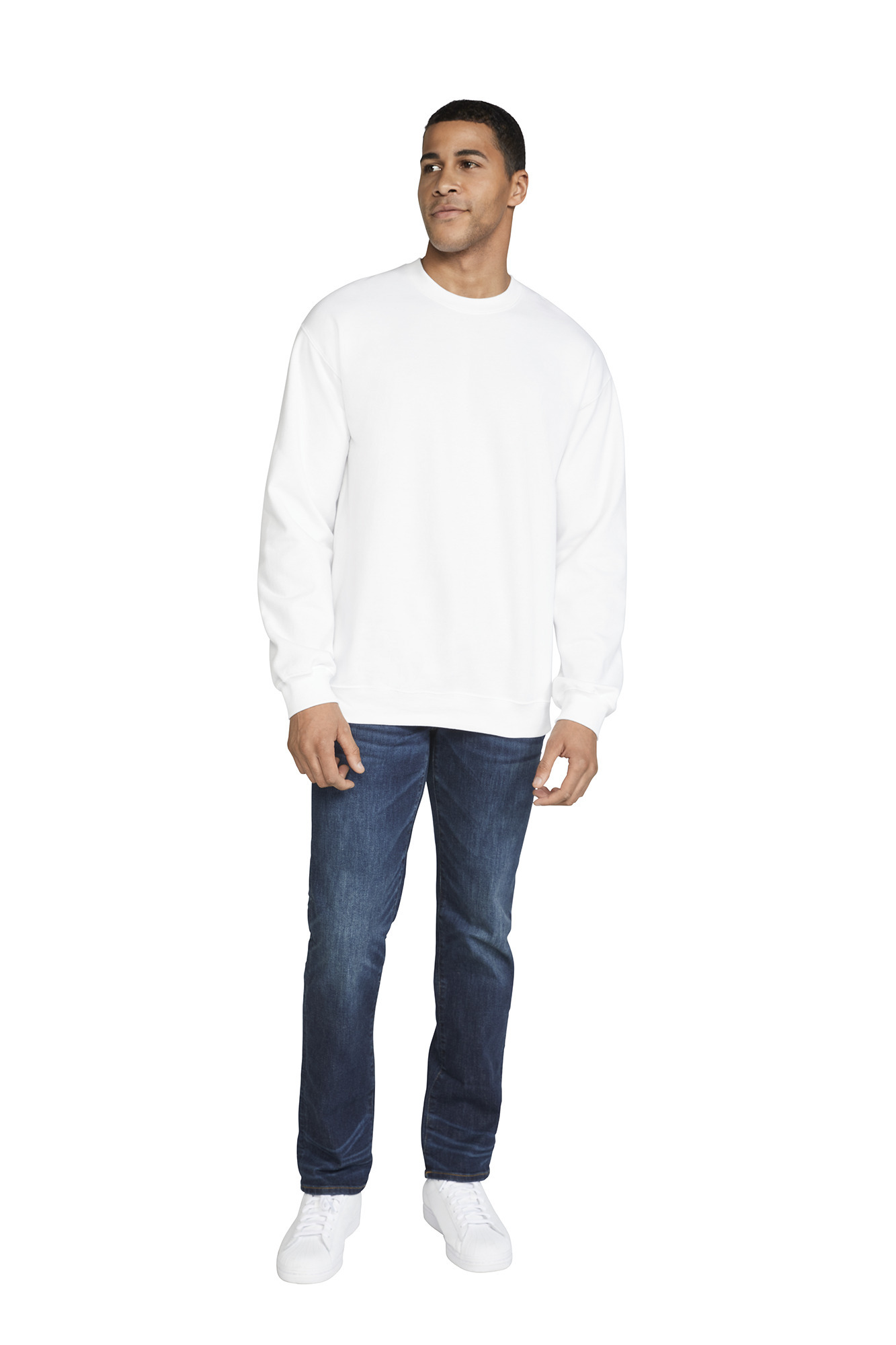 Miniature 3 pour Sweat-shirt col rond Midweight Softstyle