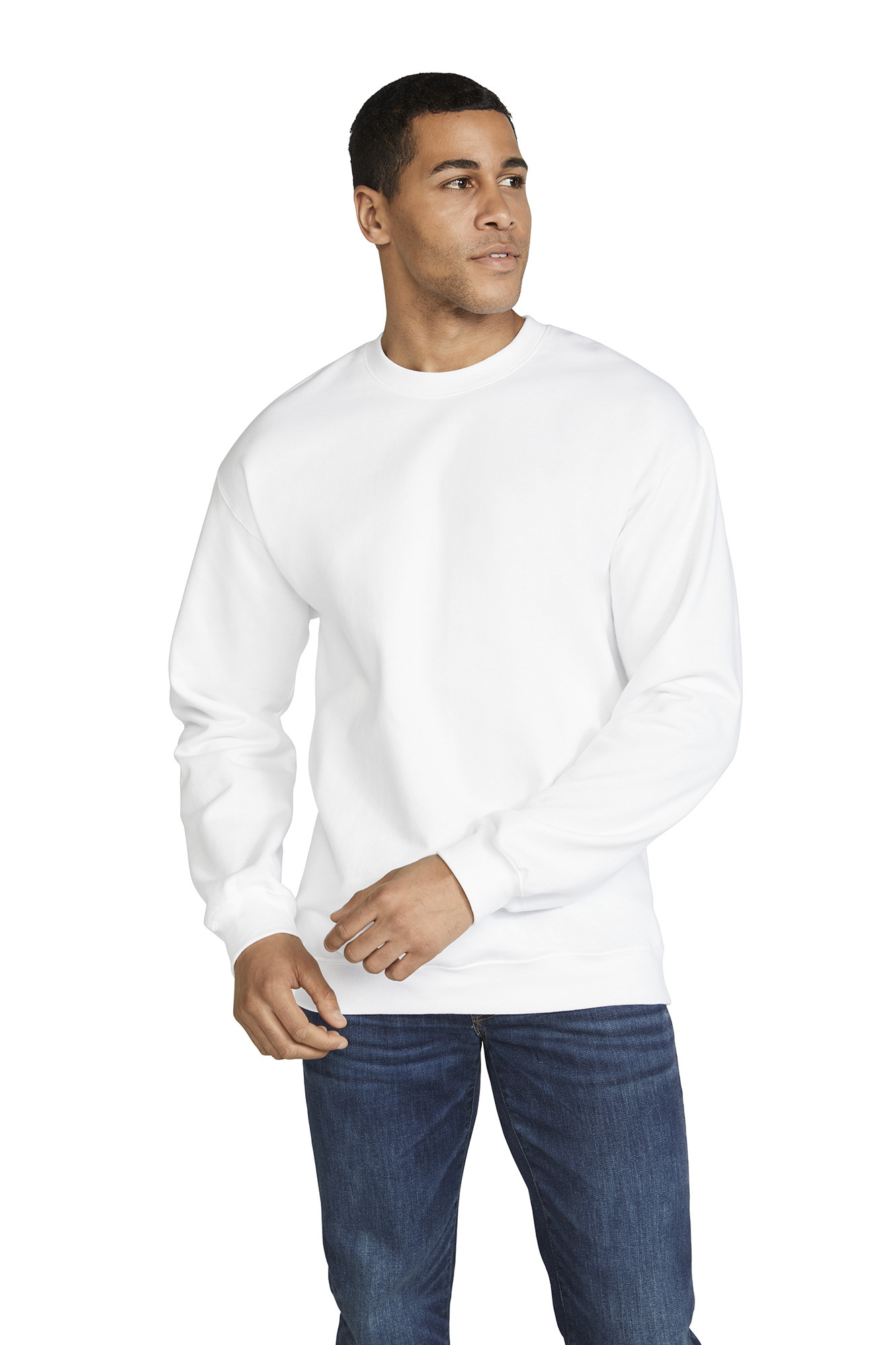 Miniature 2 pour Sweat-shirt col rond Midweight Softstyle
