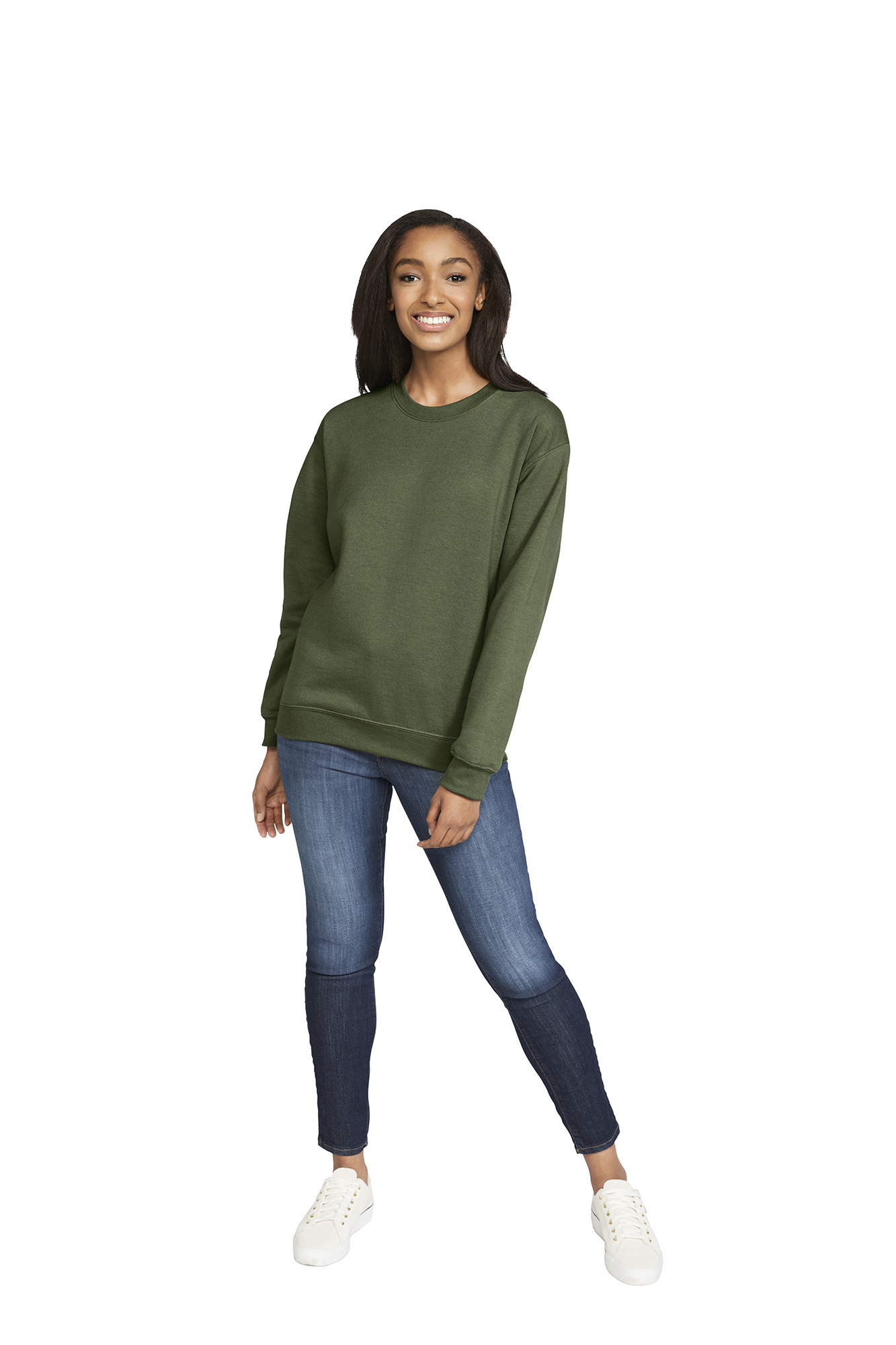 Miniature 8 pour Sweat-shirt col rond Midweight Softstyle