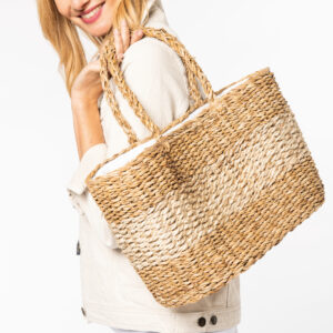 Visuel Sac panier en jute et jonc de mer