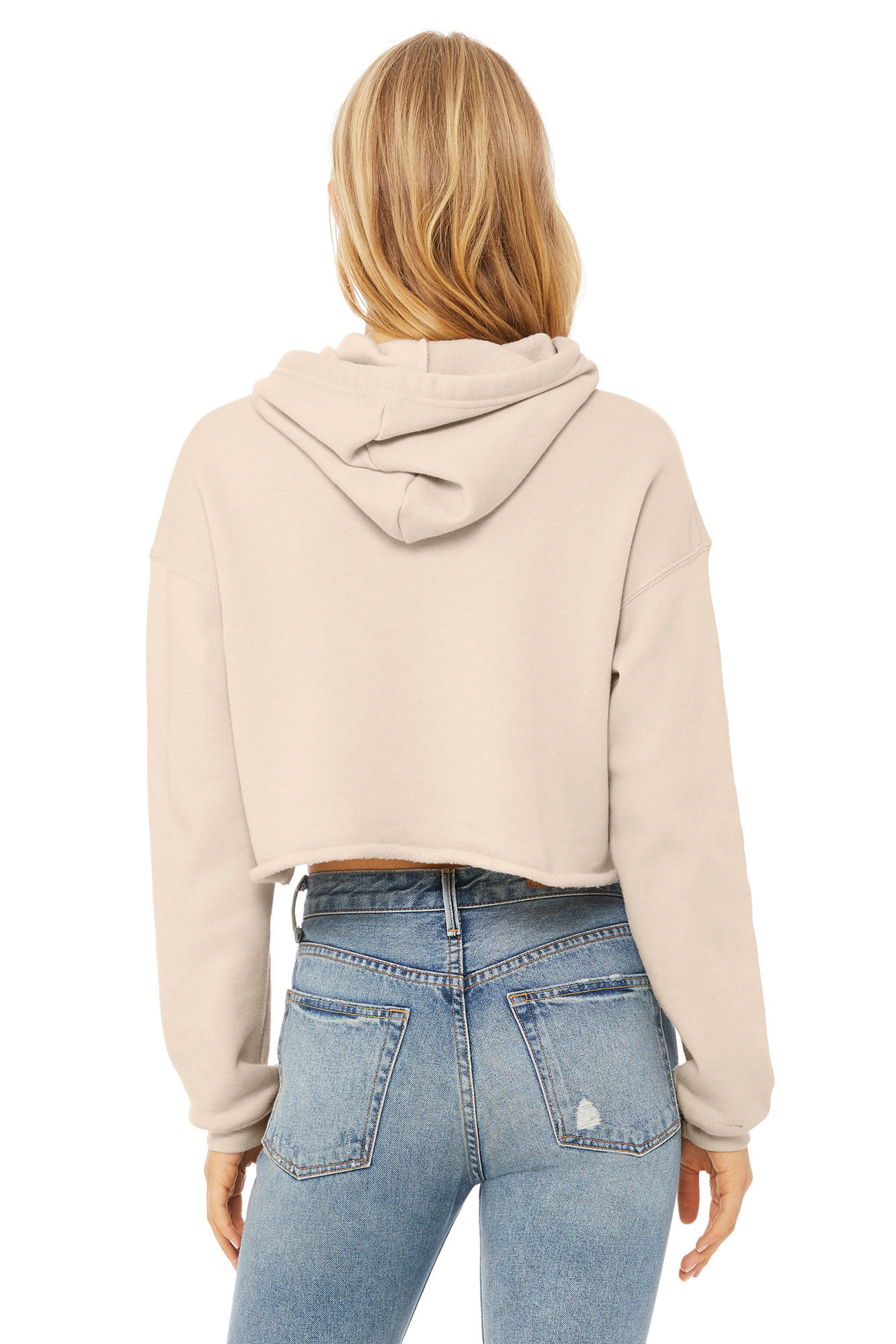 Miniature 17 pour Sweat-shirt crop à capuche femme