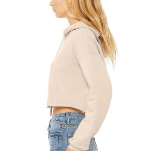 Visuel Sweat-shirt crop à capuche femme