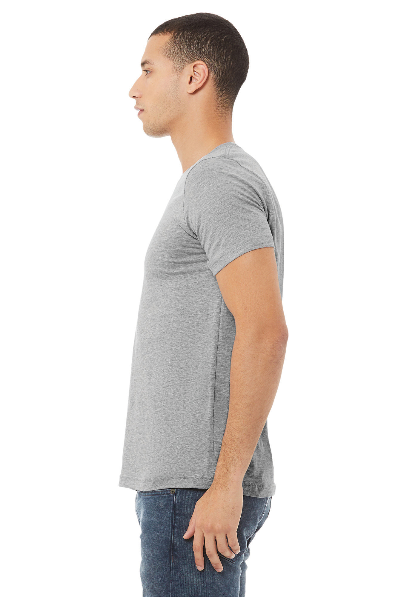 Miniature 2 pour T-shirt homme col rond Heather