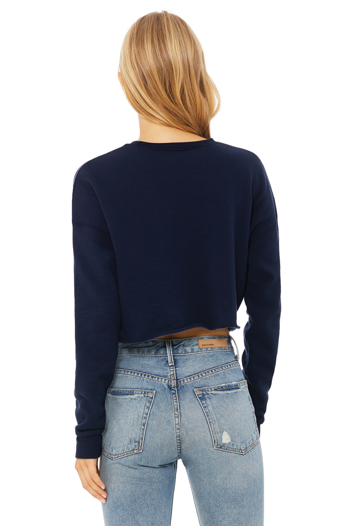 Miniature 11 pour Sweat-shirt crop femme