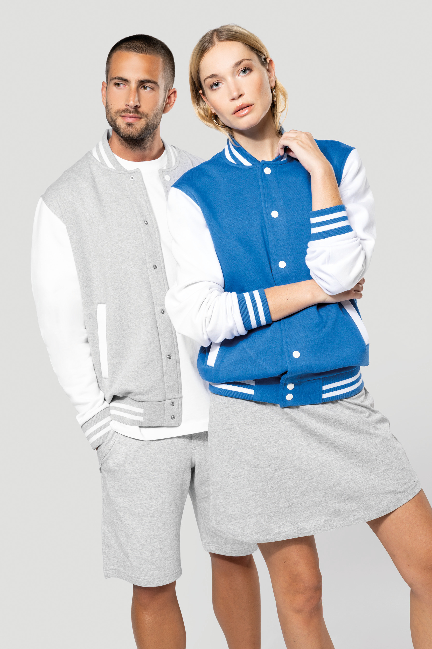 Miniature 1 pour Blouson molleton teddy unisexe