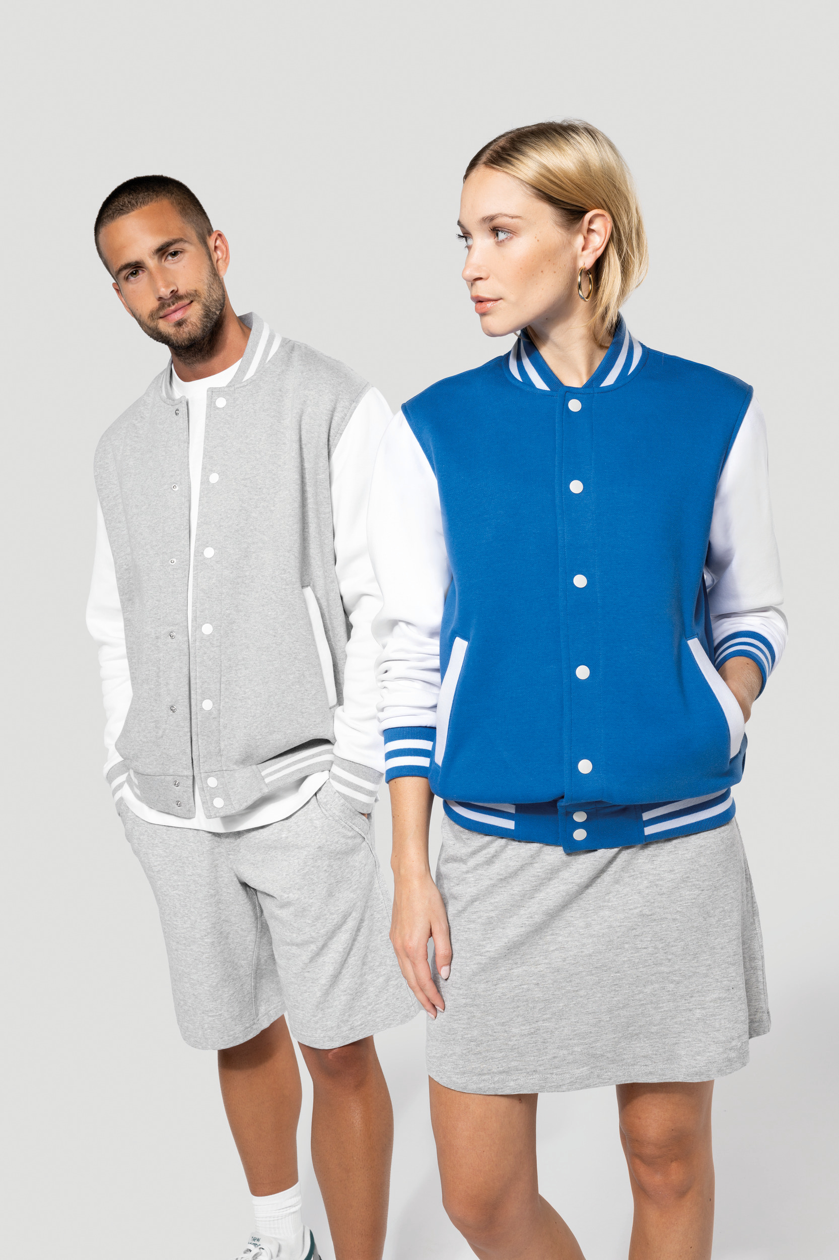 Miniature 11 pour Blouson molleton teddy unisexe