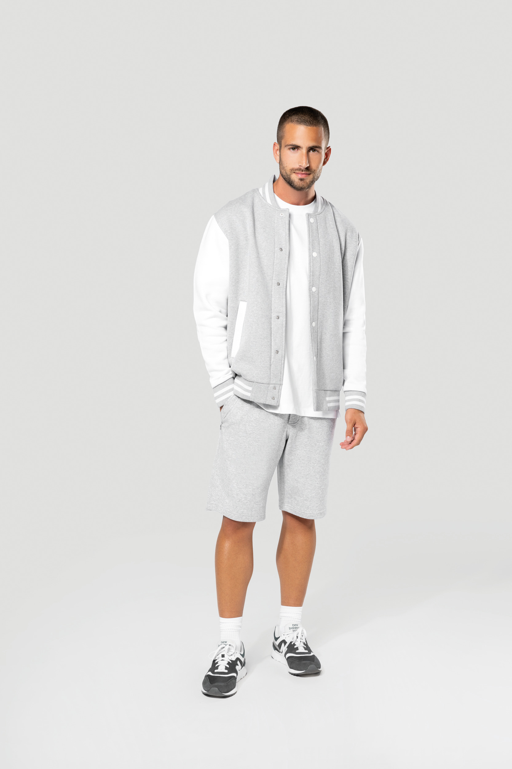 Miniature 5 pour Blouson molleton teddy unisexe