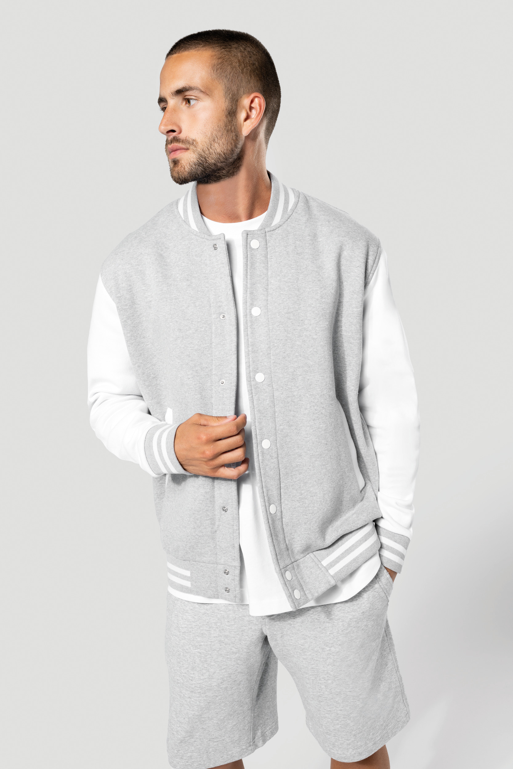 Miniature 2 pour Blouson molleton teddy unisexe