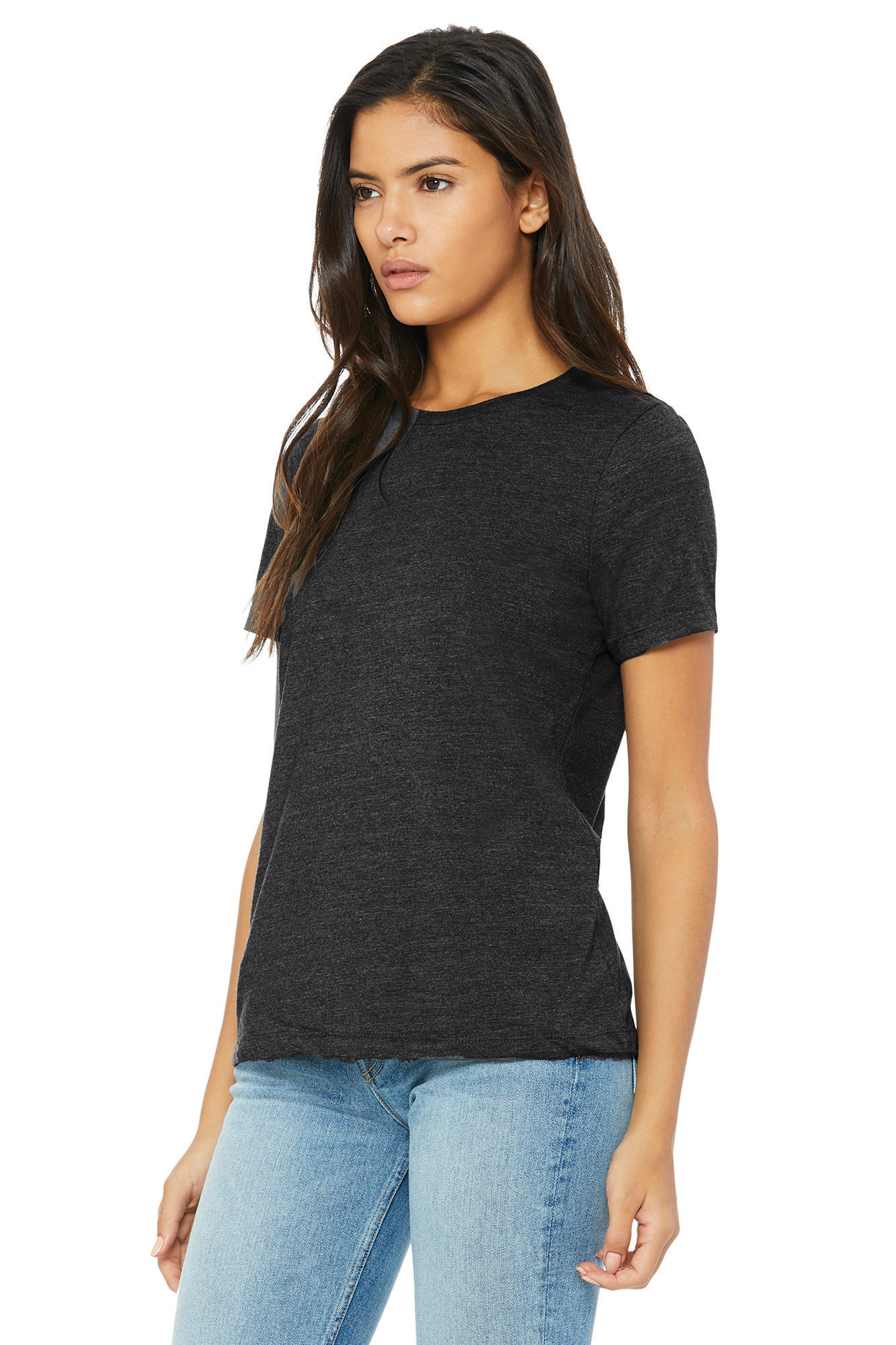 Miniature 2 pour T-shirt col rond femme Heather