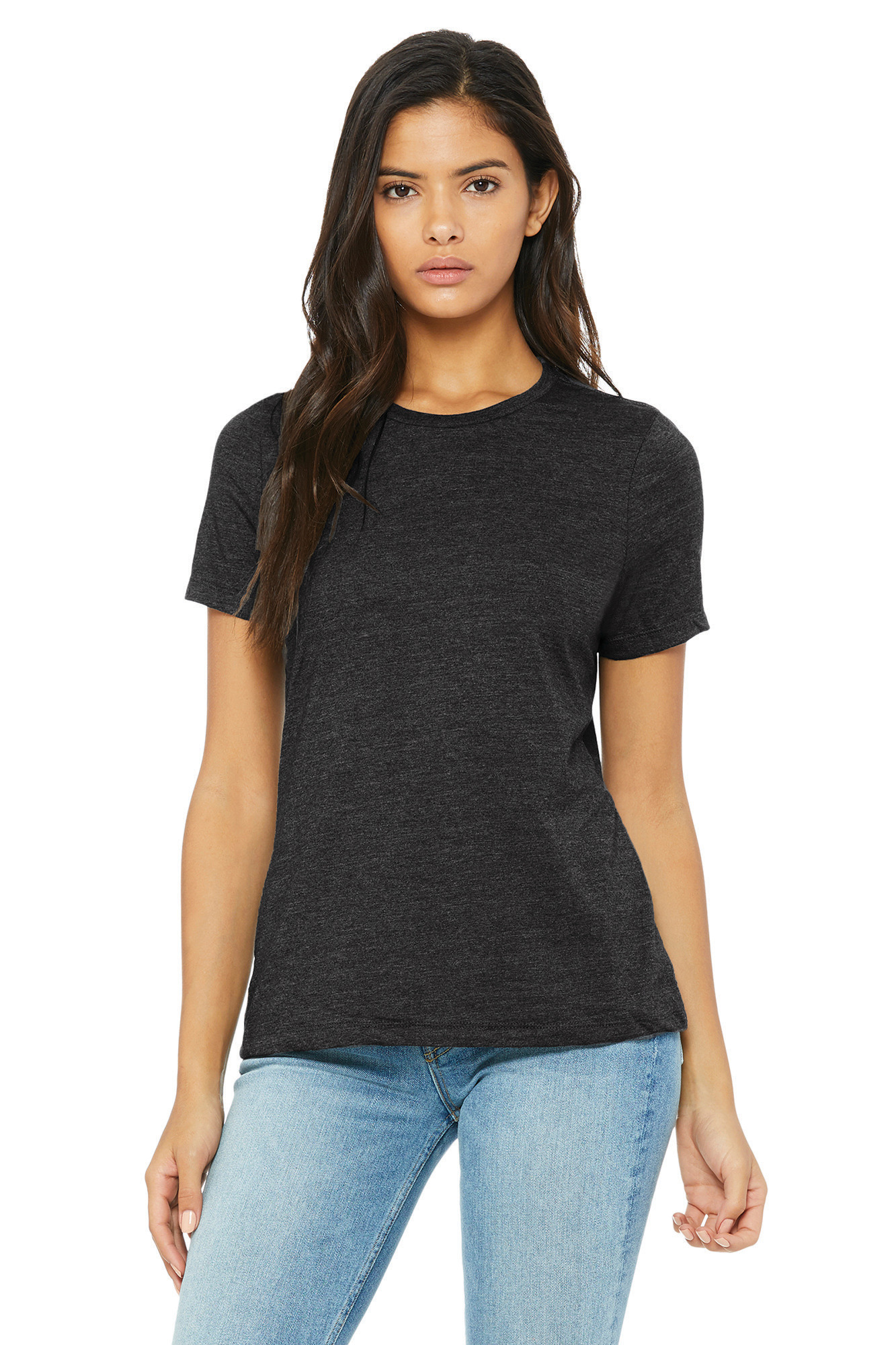 Miniature 1 pour T-shirt col rond femme Heather