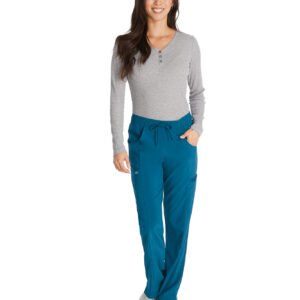 Visuel Pantalon à taille moyenne à cordon femme