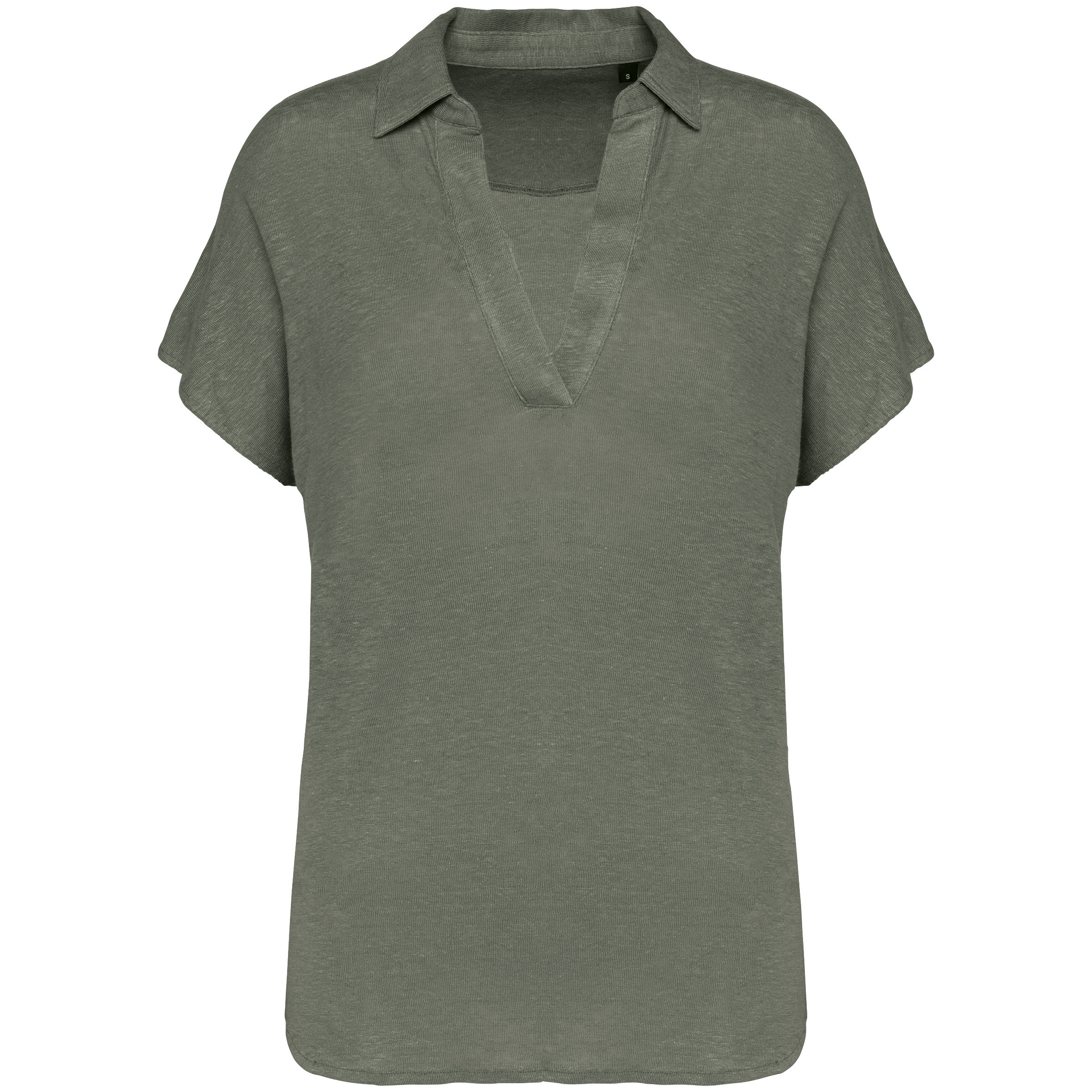 Miniature 15 pour Polo en lin femme