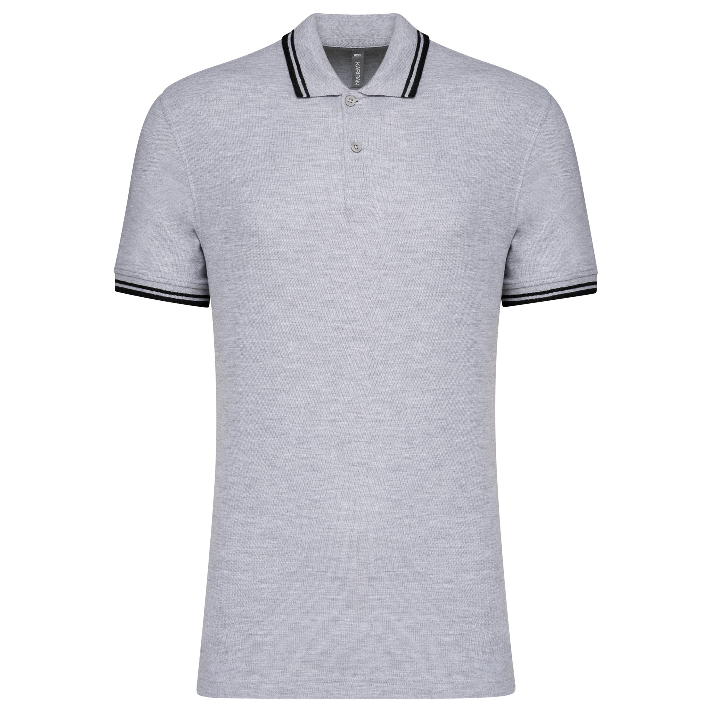 Miniature 18 pour Polo homme manches courtes à liserés contrastés