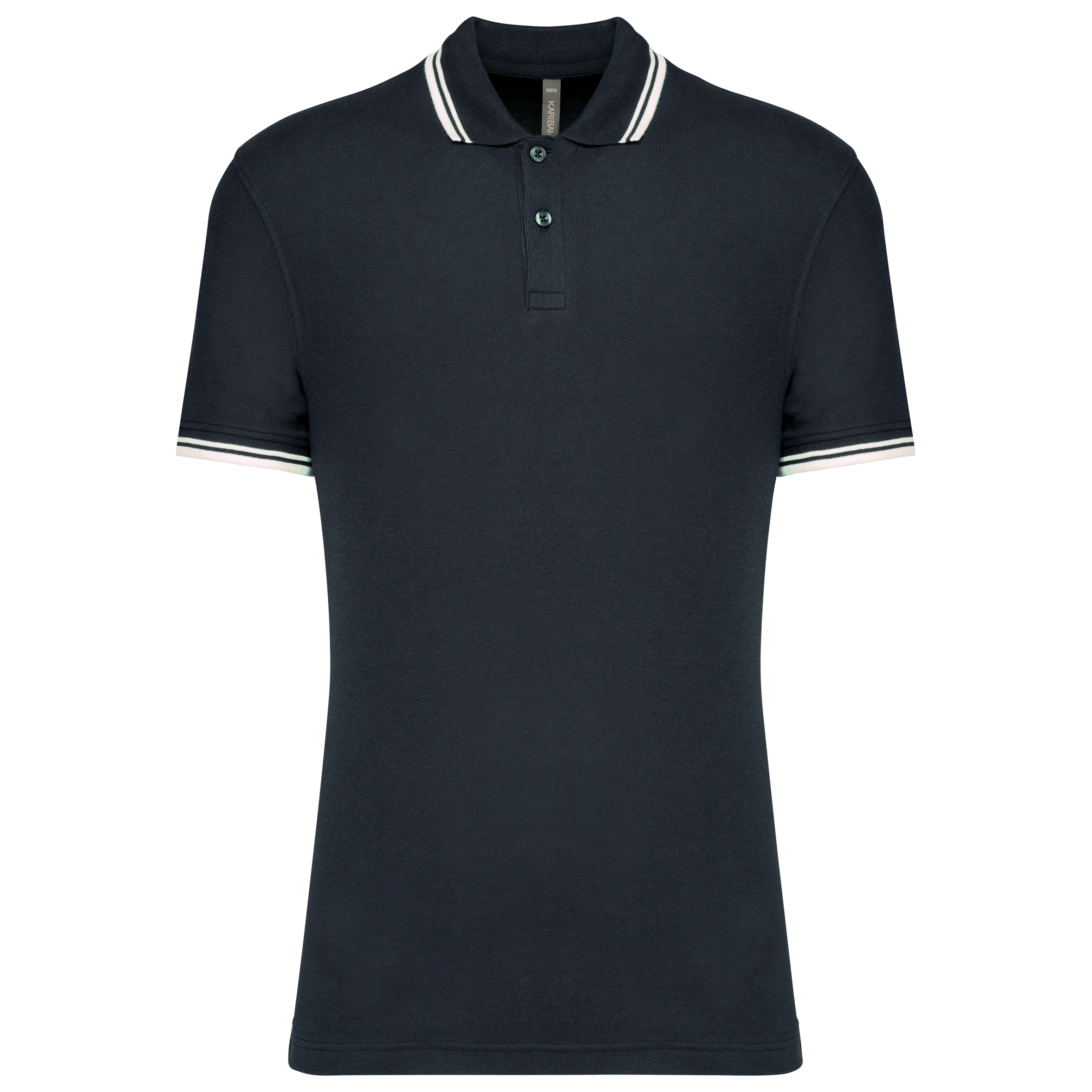 Miniature 17 pour Polo homme manches courtes à liserés contrastés