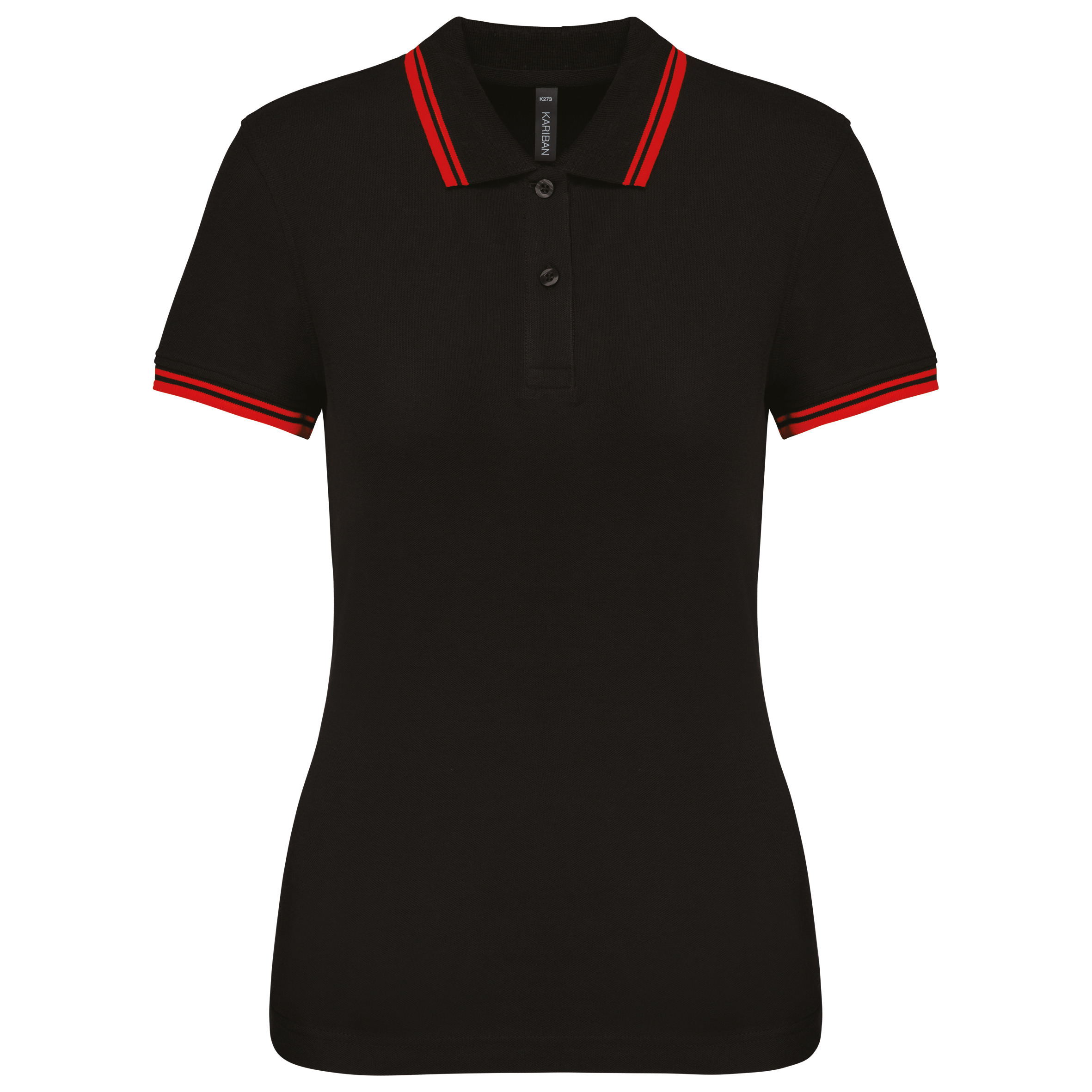 Miniature 13 pour Polo femme manches courtes à liserés contrastés