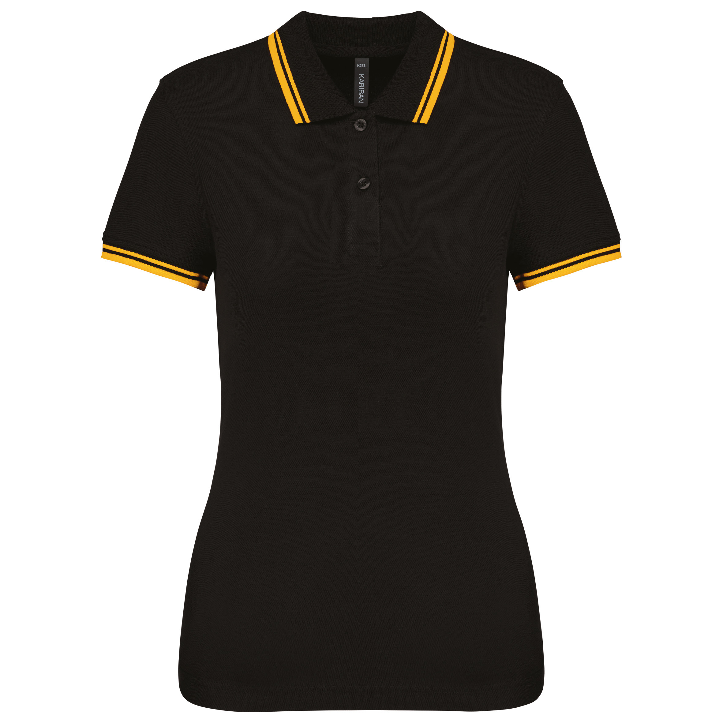 Miniature 15 pour Polo femme manches courtes à liserés contrastés