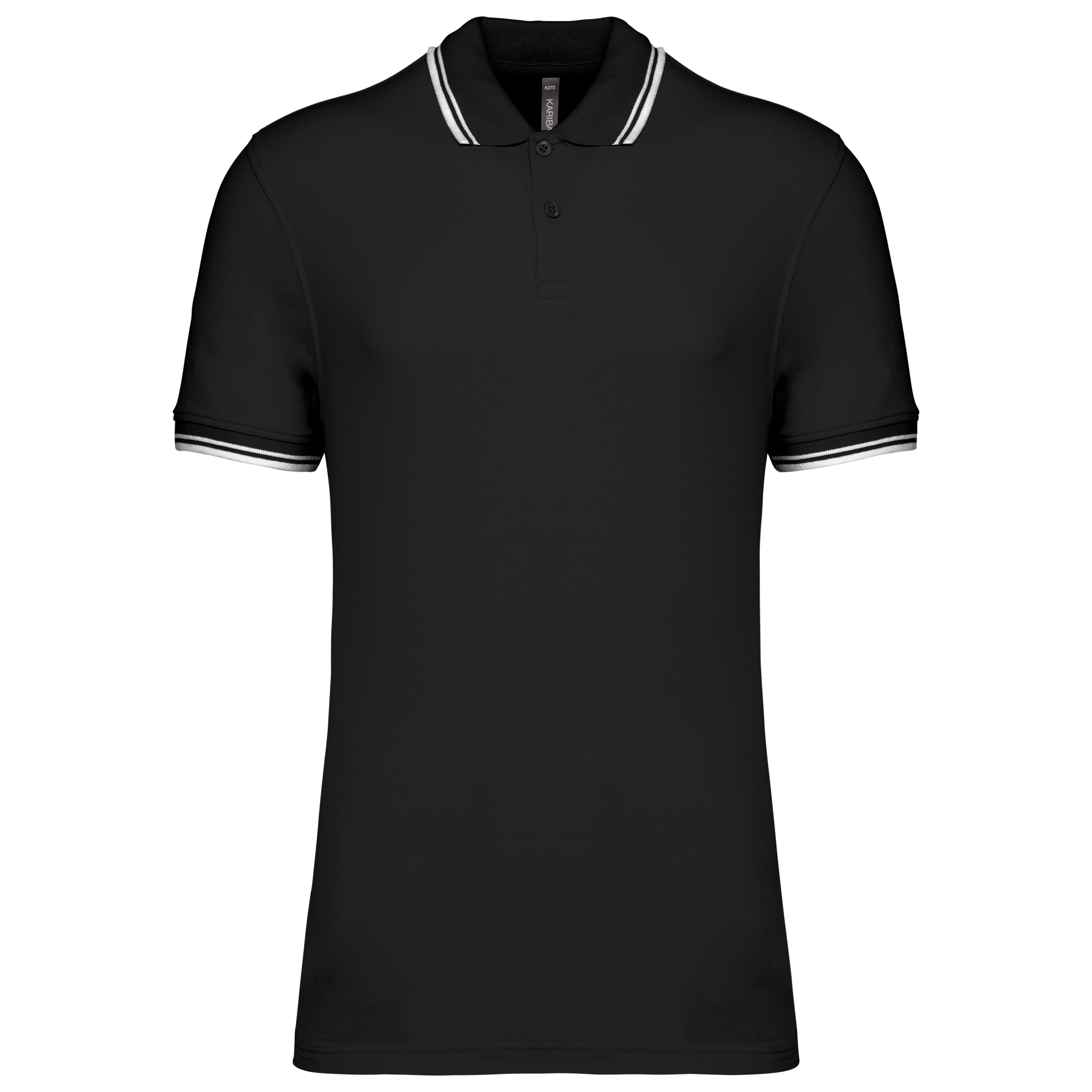 Miniature 14 pour Polo homme manches courtes à liserés contrastés