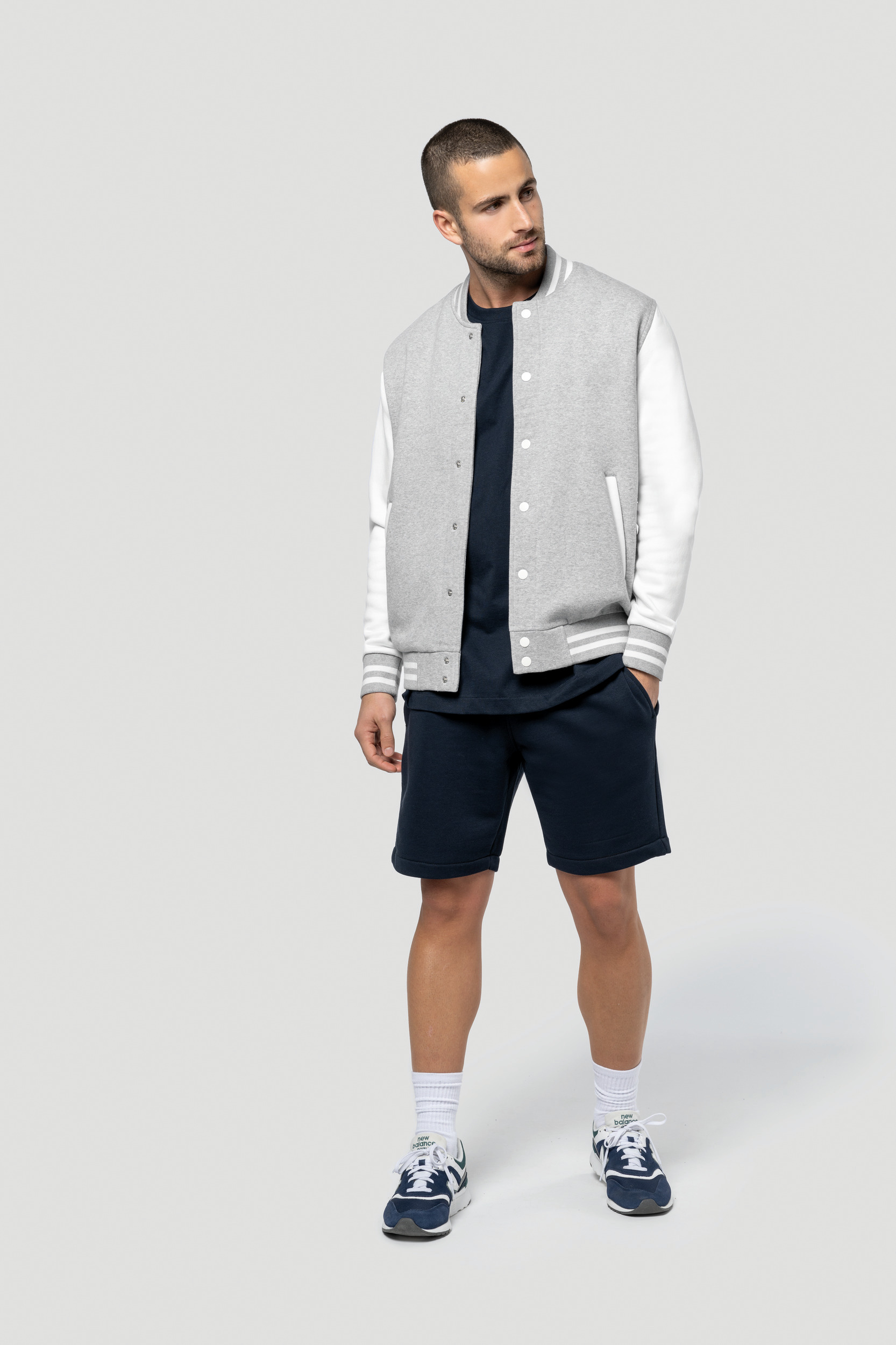 Miniature 3 pour Bermuda molleton non gratté écoresponsable homme