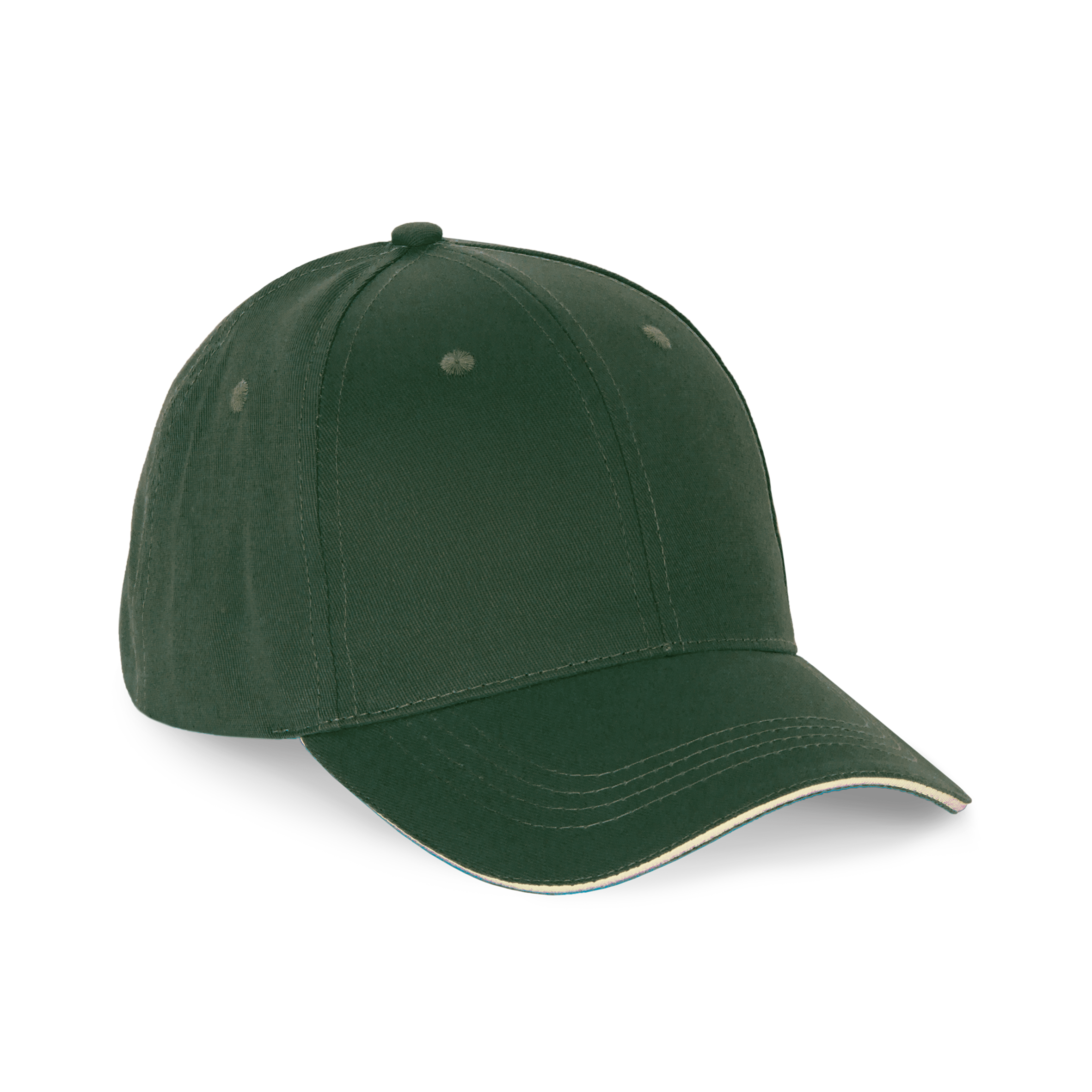 Miniature 12 pour Casquette avec sandwich contrasté - 6 panneaux