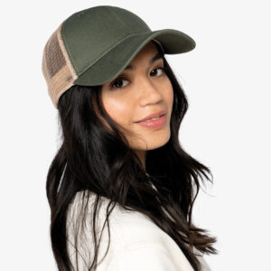 Visuel Casquette trucker écoresponsable 6 panneaux unisexe
