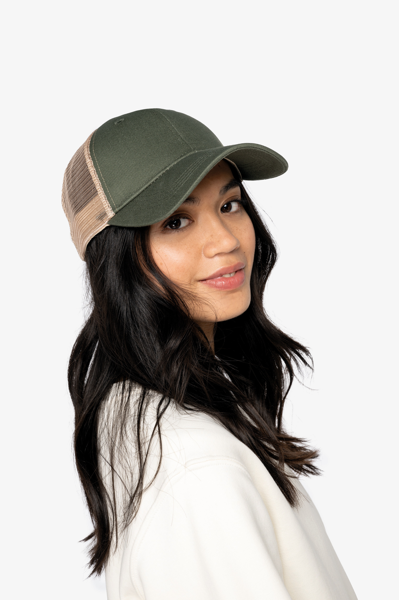 Miniature 1 pour Casquette trucker écoresponsable 6 panneaux unisexe