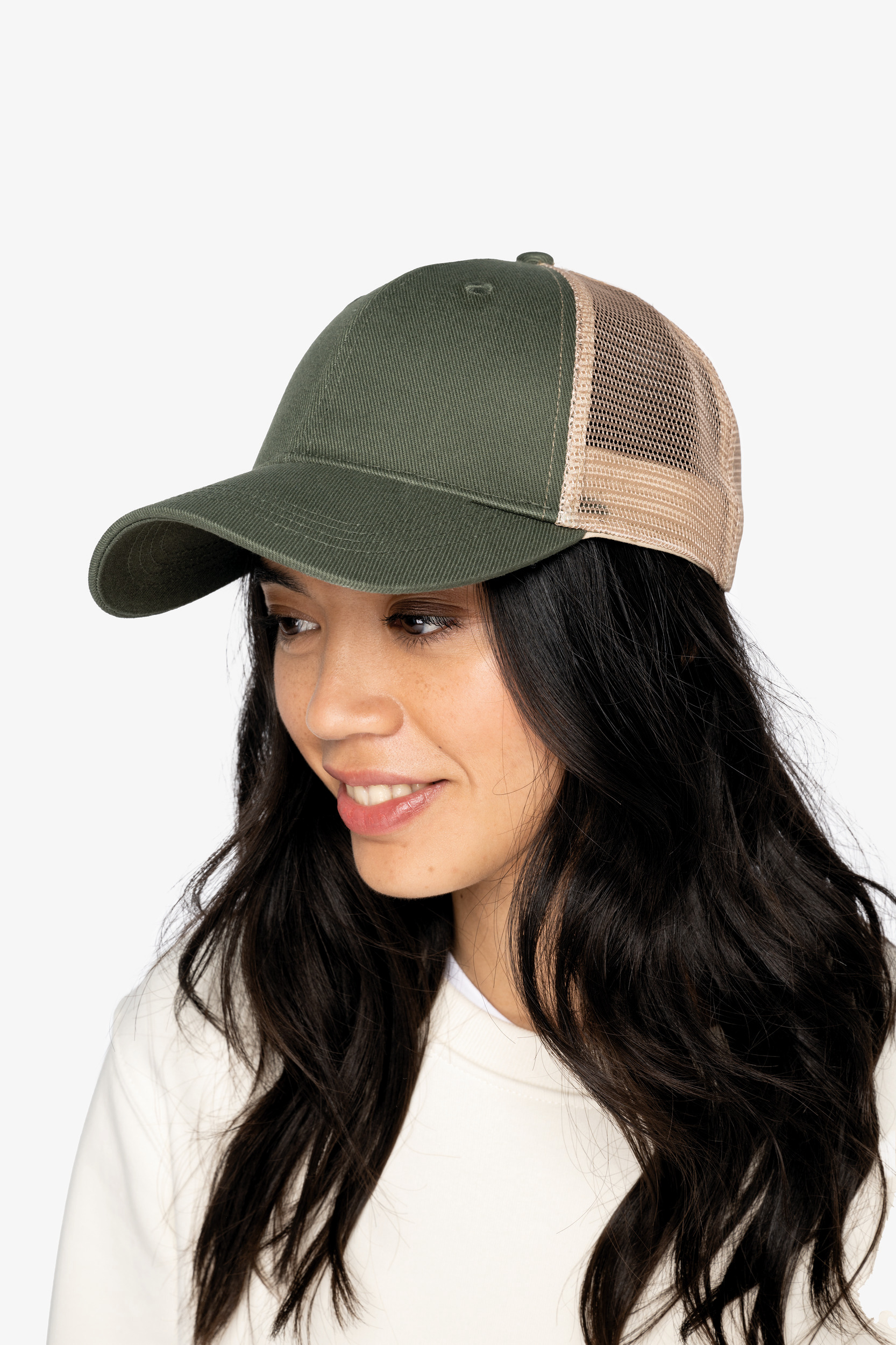 Miniature 2 pour Casquette trucker écoresponsable 6 panneaux unisexe