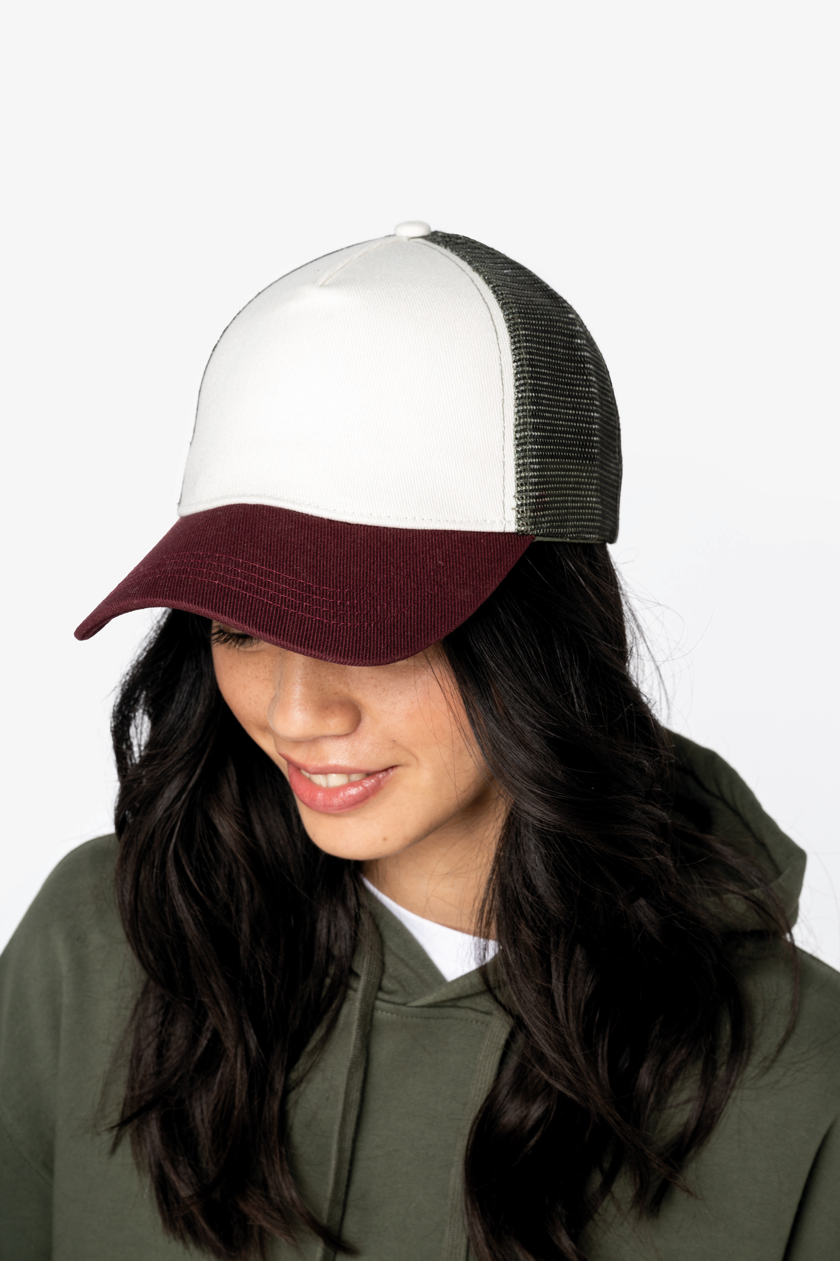 Miniature 2 pour Casquette trucker écoresponsable 5 panneaux unisexe