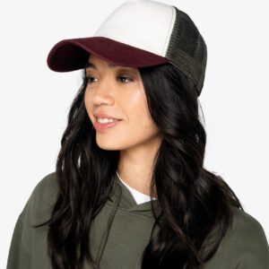 Visuel Casquette trucker écoresponsable 5 panneaux unisexe