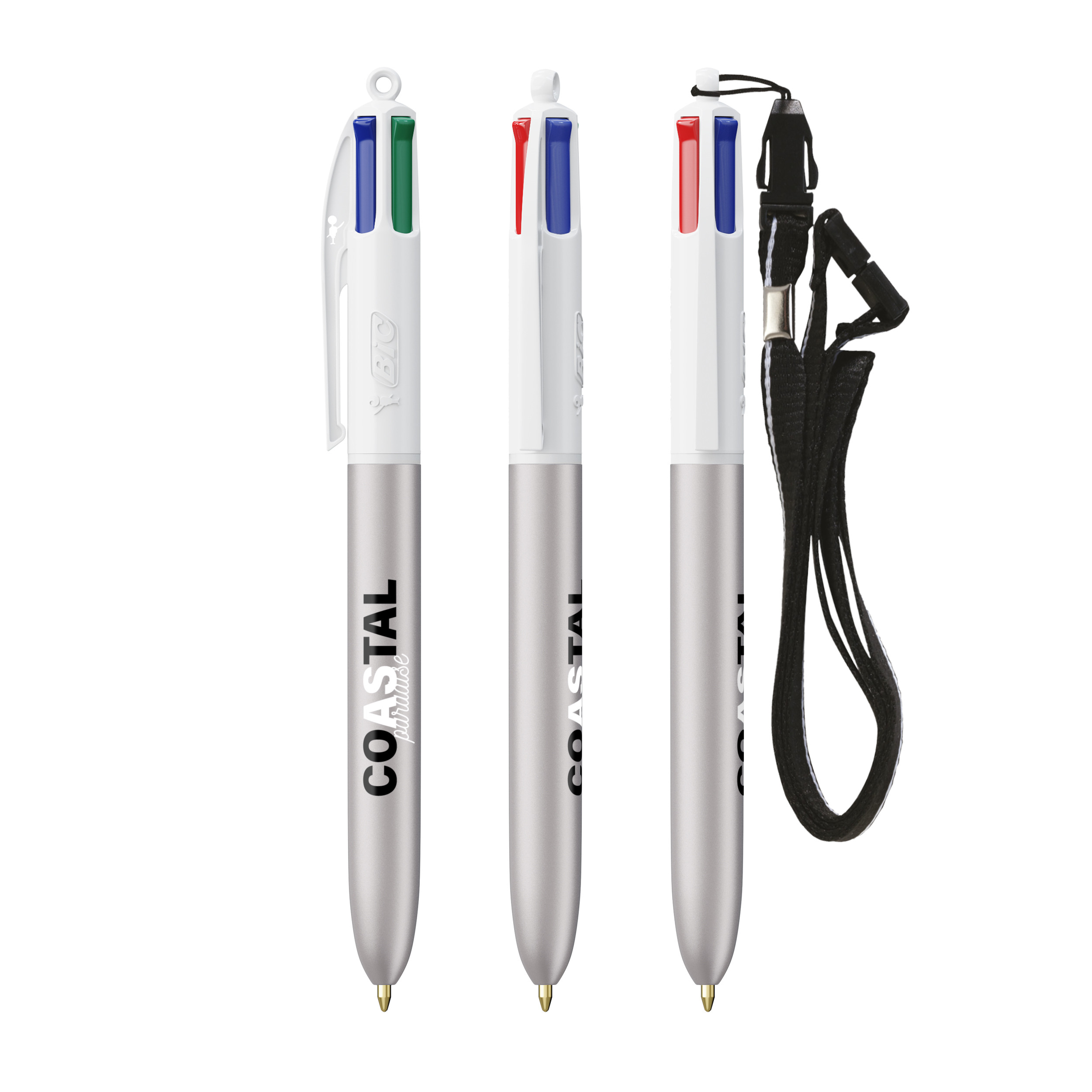 Miniature 12 pour BIC® 4 Colours Glacé with Lanyard