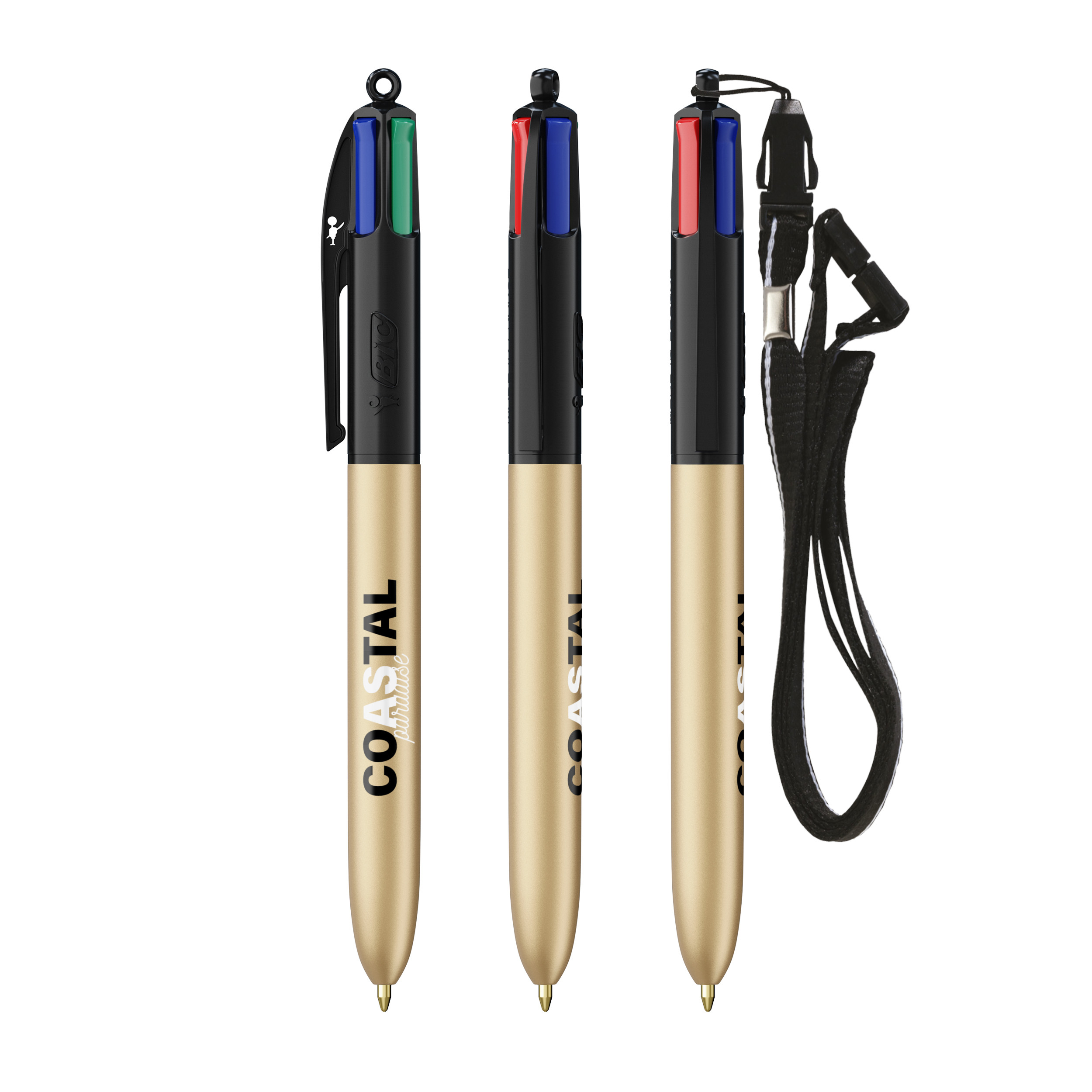 Miniature 4 pour BIC® 4 Colours Glacé with Lanyard