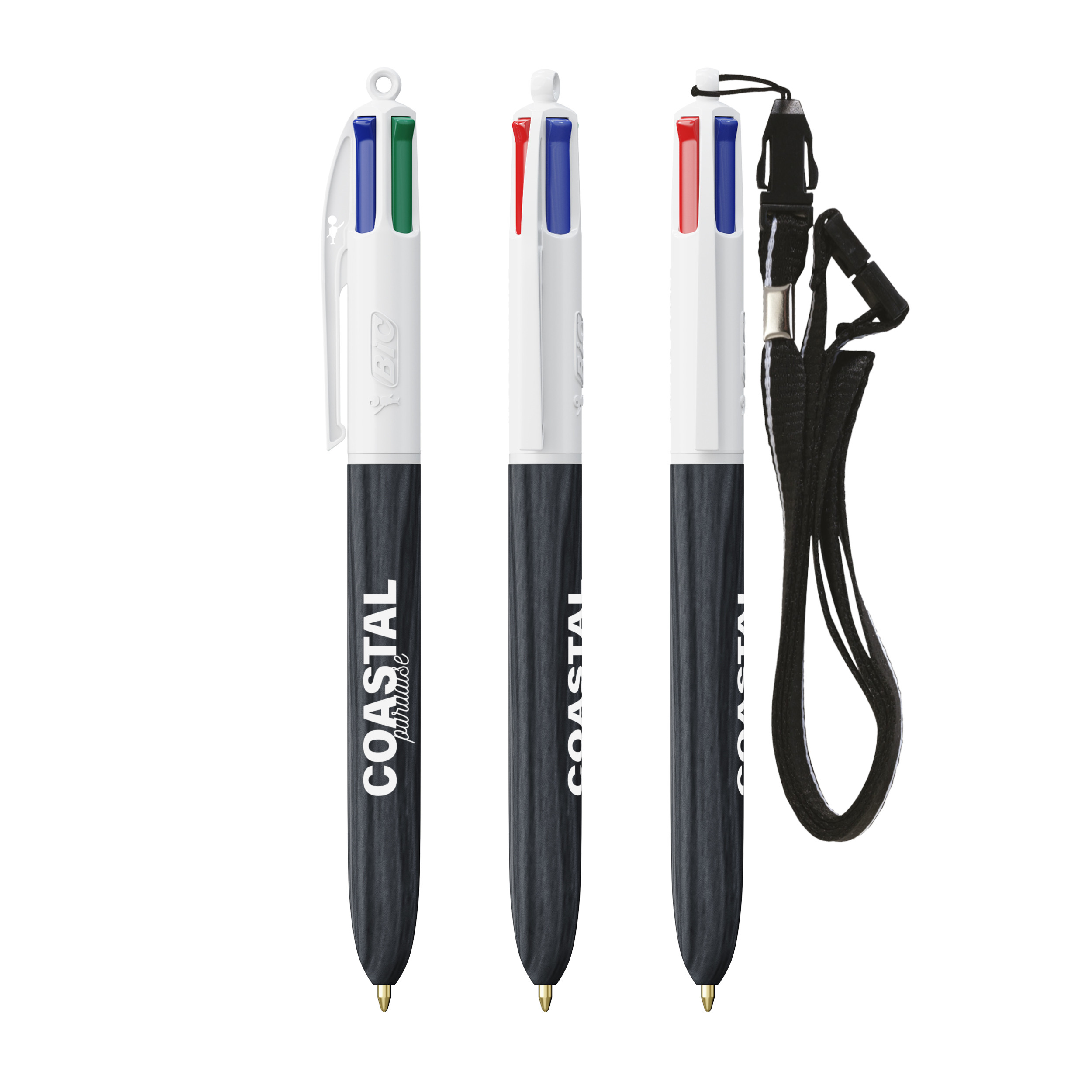 Miniature 7 pour BIC® 4 Couleurs Wood Style with Lanyard