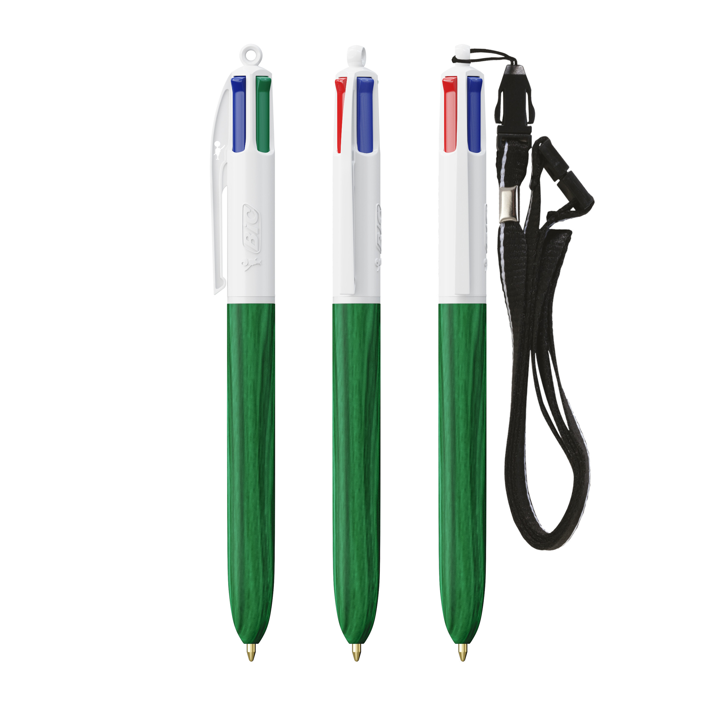 Miniature 8 pour BIC® 4 Couleurs Wood Style with Lanyard
