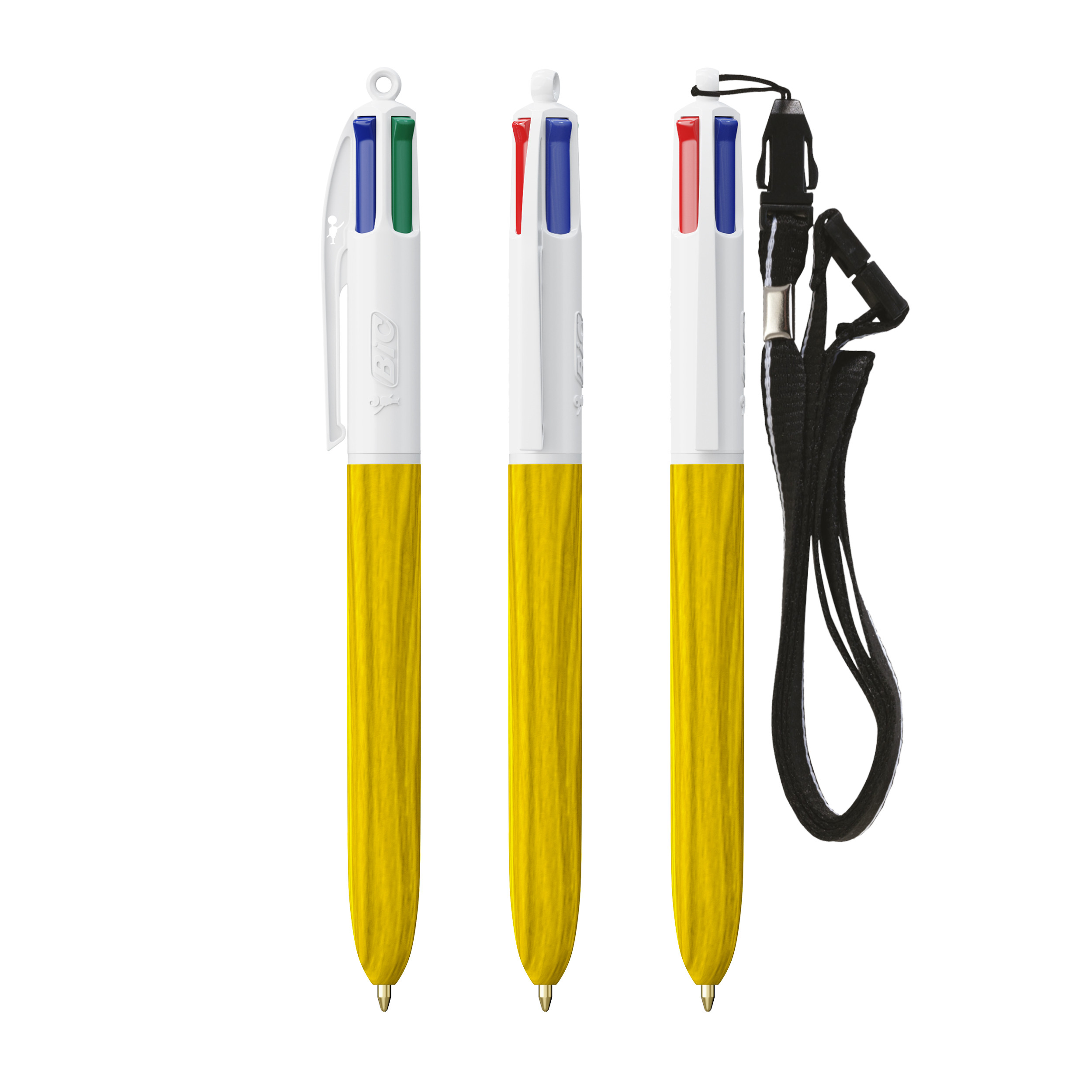 Miniature 3 pour BIC® 4 Couleurs Wood Style with Lanyard