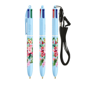 Visuel BIC® 4 Couleurs® Pastel + lanyard