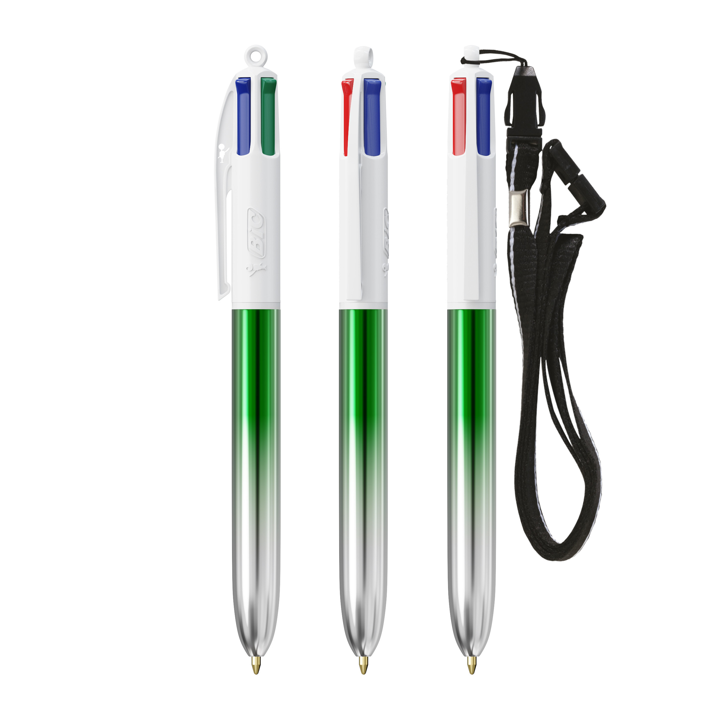 Miniature 6 pour BIC® 4 Couleurs® Bicolor + Lanyard