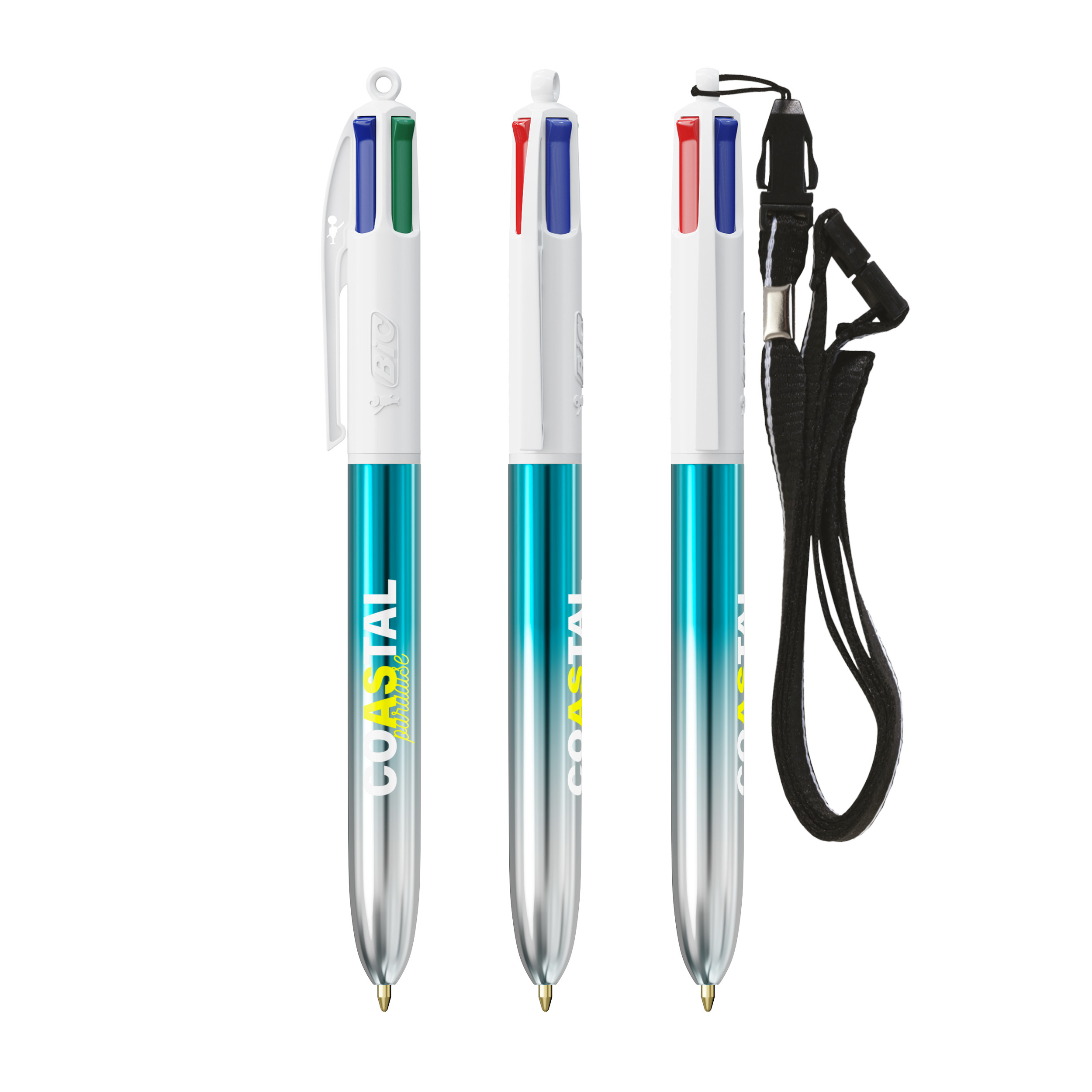 Miniature 5 pour BIC® 4 Couleurs® Bicolor + Lanyard