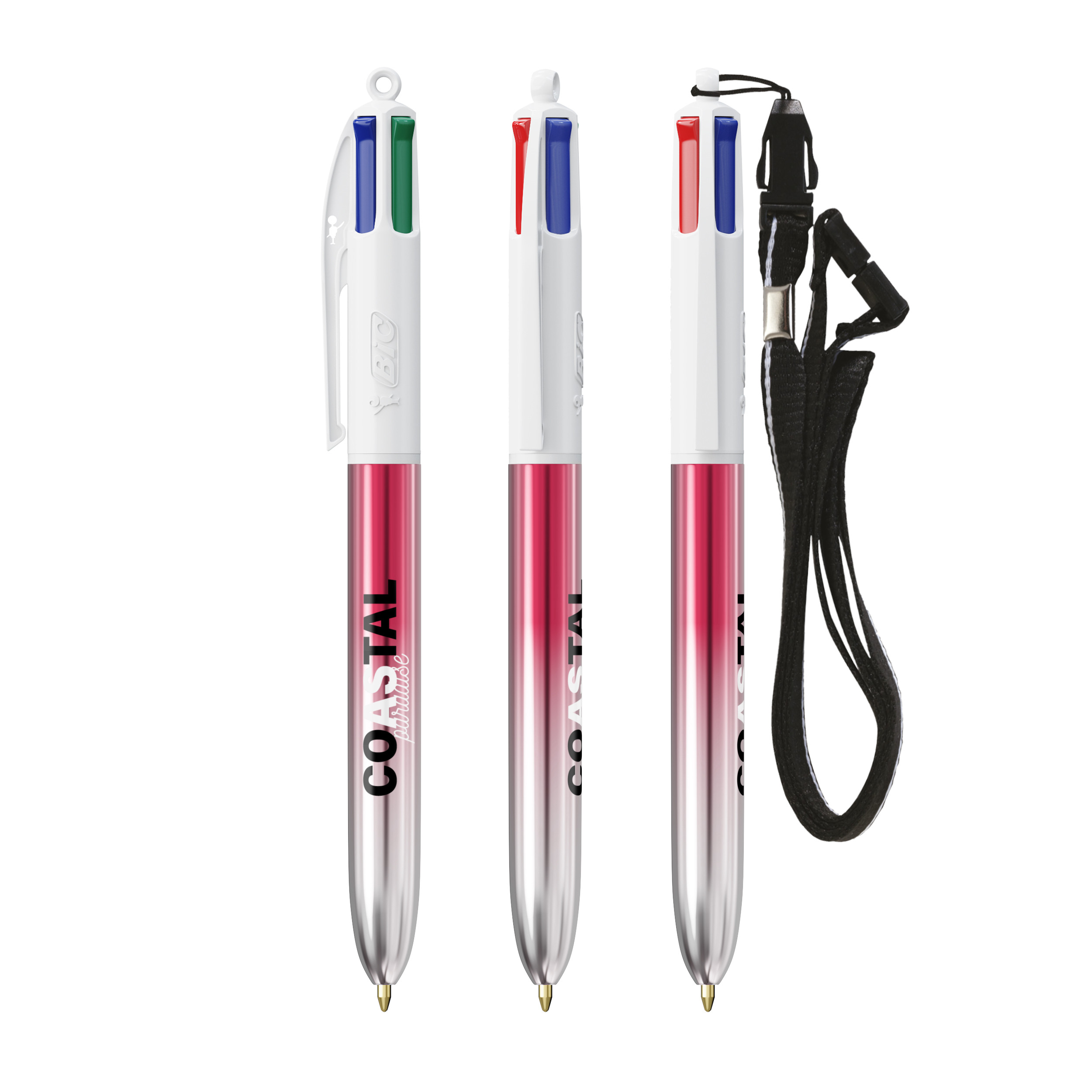 Miniature 4 pour BIC® 4 Couleurs® Bicolor + Lanyard