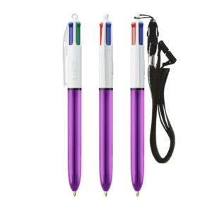 Visuel BIC® 4 Couleurs Shine bille + Lanyard
