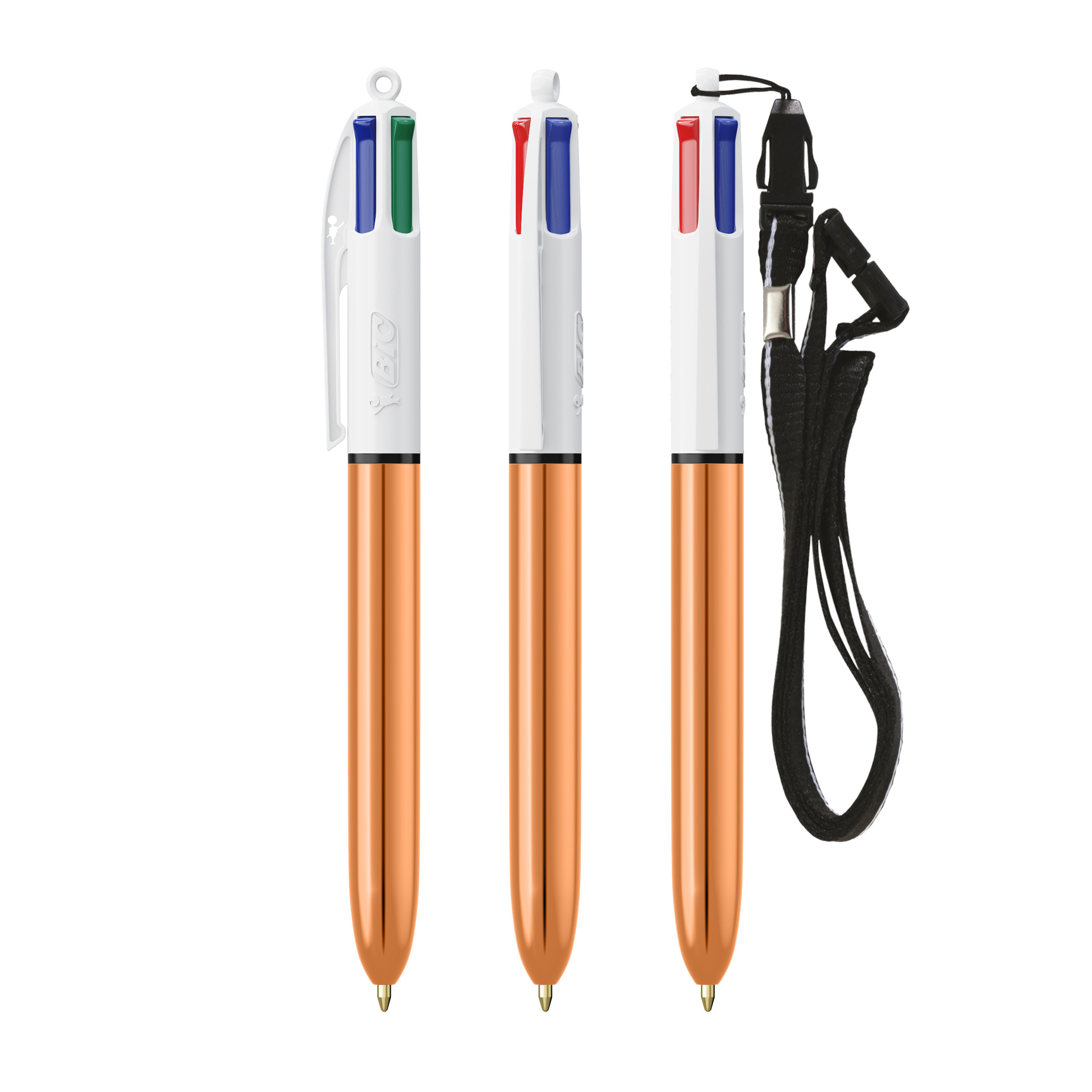 Miniature 3 pour BIC® 4 Couleurs Shine bille + Lanyard