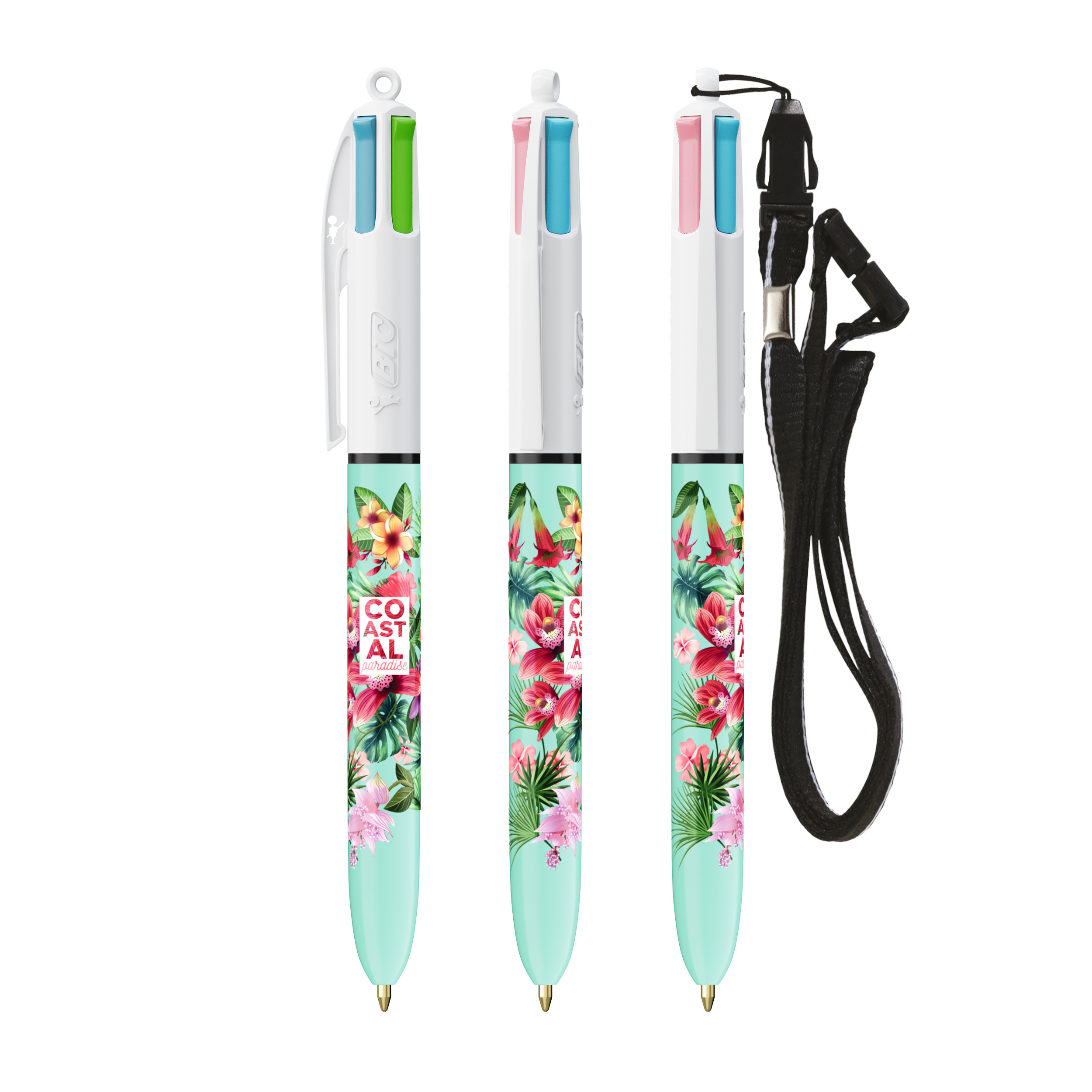 Miniature 3 pour BIC® 4 Couleurs Fashion bille + Lanyard