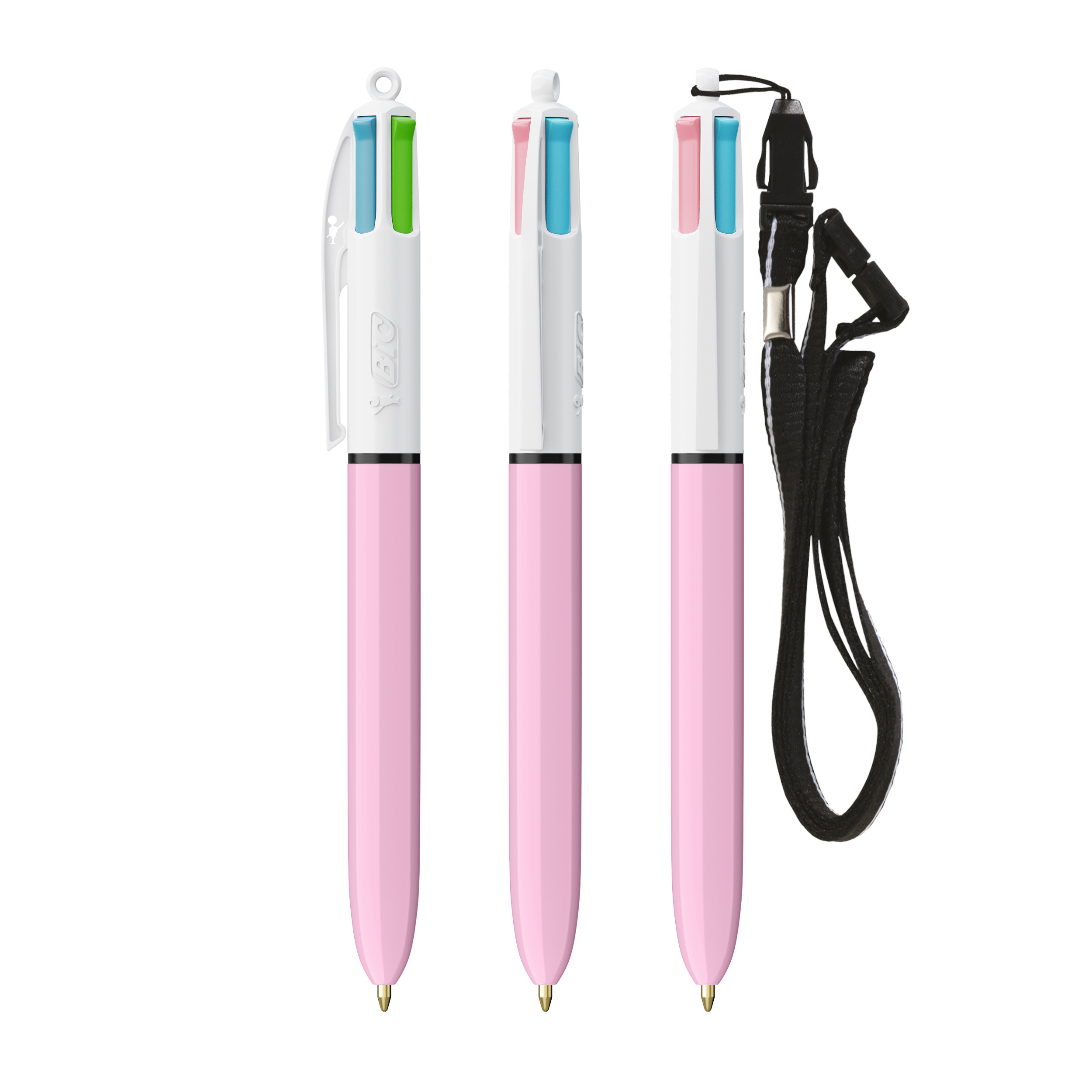 Miniature 4 pour BIC® 4 Couleurs Fashion bille + Lanyard