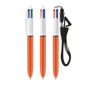 Visuel BIC® 4 Couleurs Fine bille + Lanyard