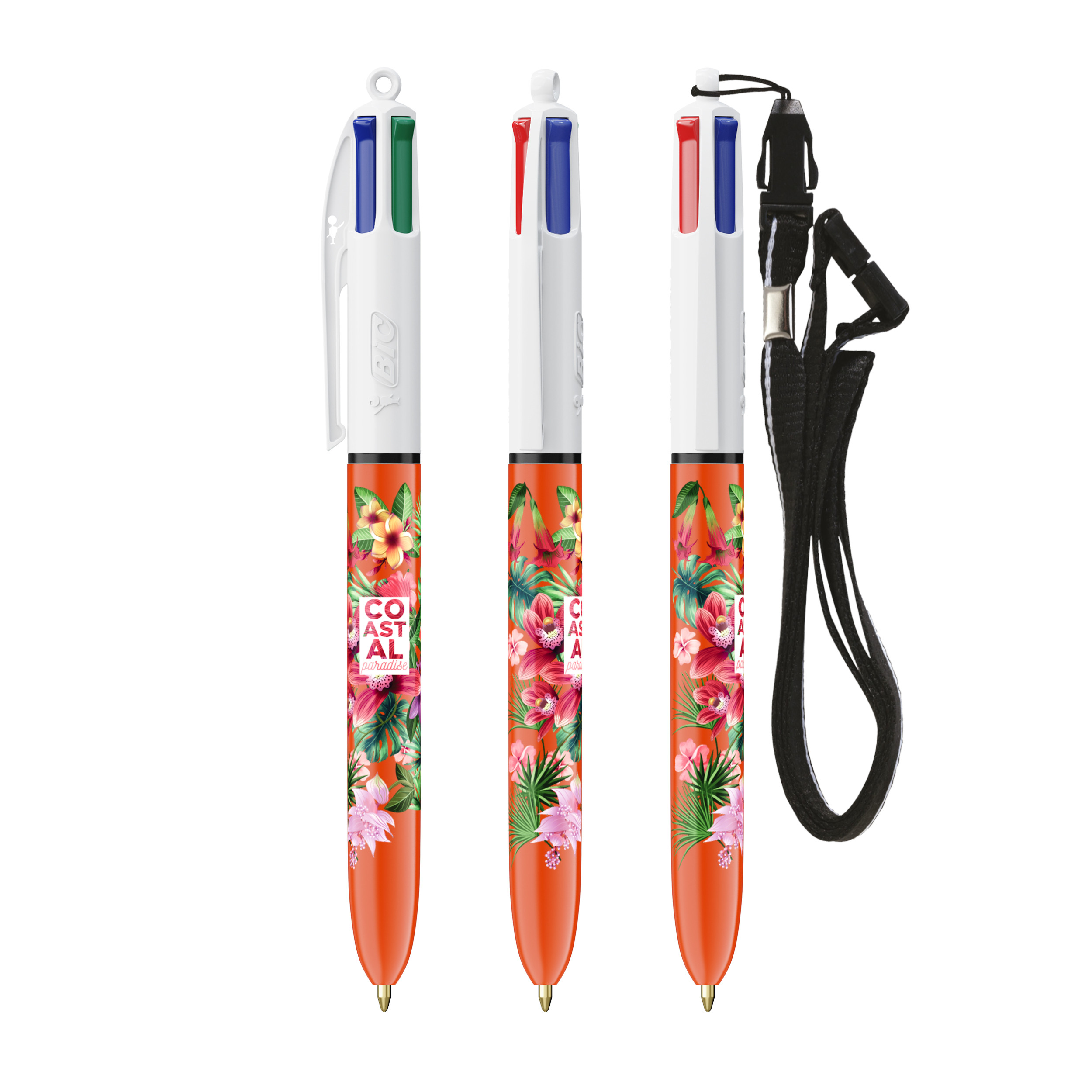 Miniature 1 pour BIC® 4 Couleurs Fine bille + Lanyard