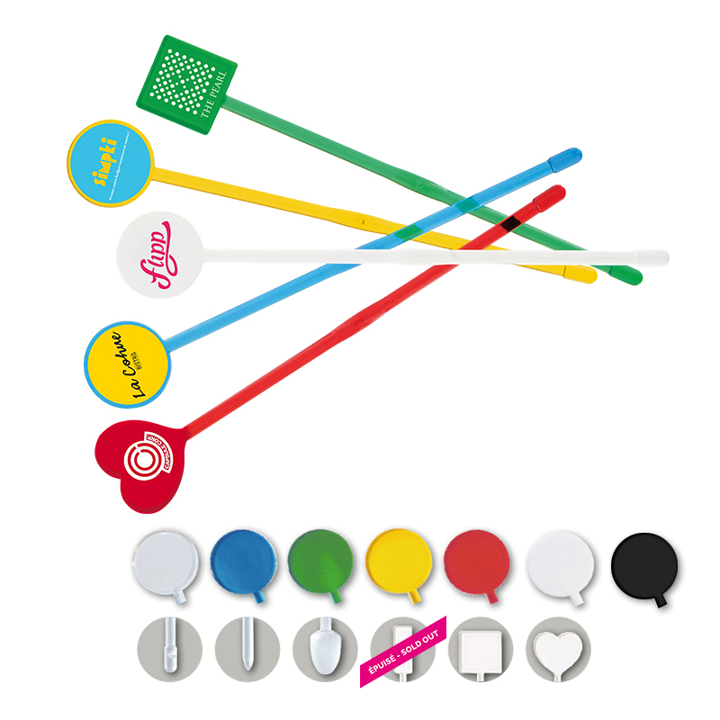 Miniature 1 pour AGITATEUR COCKTAIL 190MM SPATULE