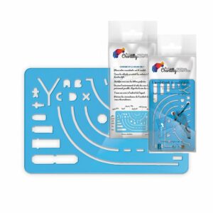 Visuel SET REGLE NORMOGRAPHE 125x80x1,5 mm - ASSISTANT DU CONSTAT AMIABLE