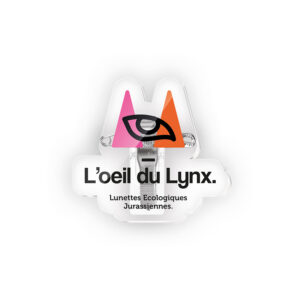 Visuel BADGE PLASTIQUE (PMMA) AVEC PINCE-EPINGLE