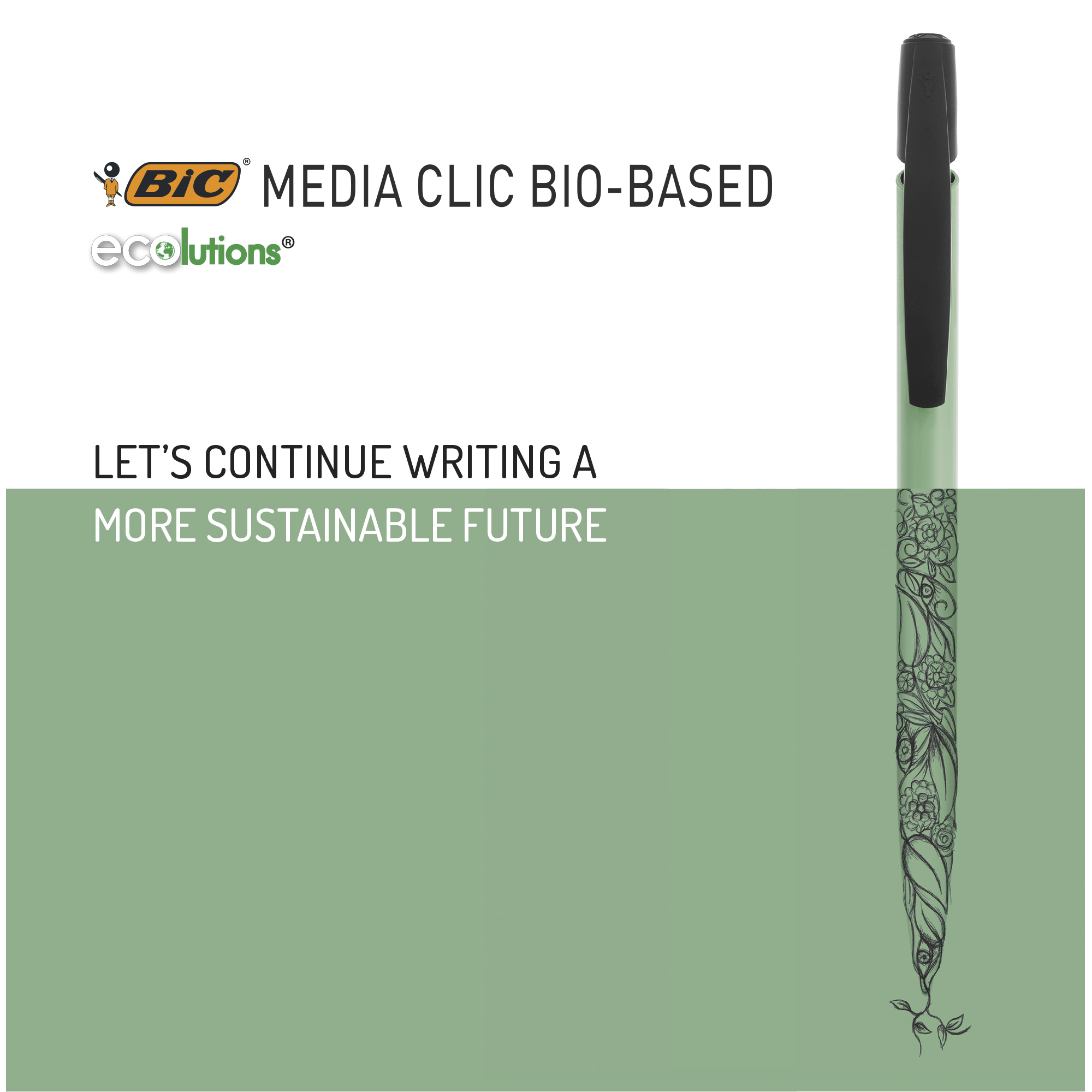 Miniature 13 pour BIC® Media Clic BIO Based Ecolutions® ballpen