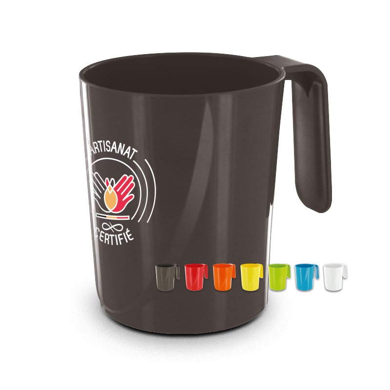 Miniature 1 pour MUG PLASTIQUE (ABS) 35 cl RAS BORD