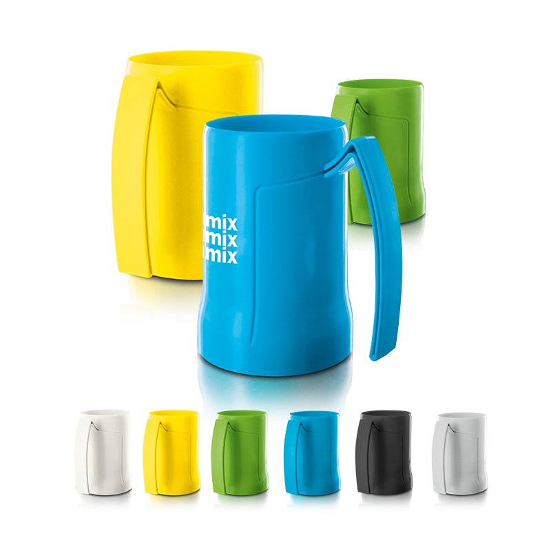 Miniature 1 pour MUG CHOPE DE BIERE PLASTIQUE (ABS) 50 cl RAS BORD